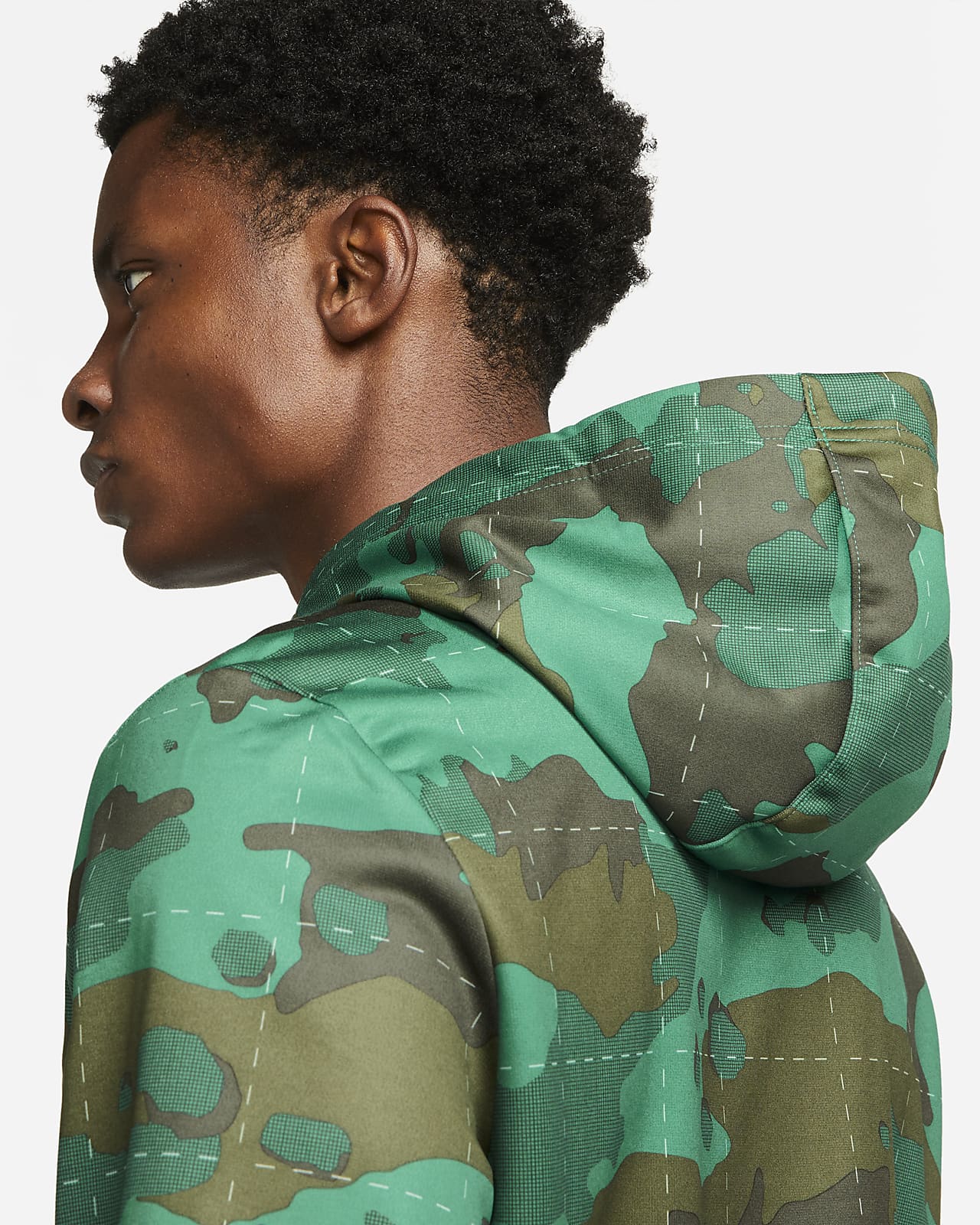 nike camo training hoodie