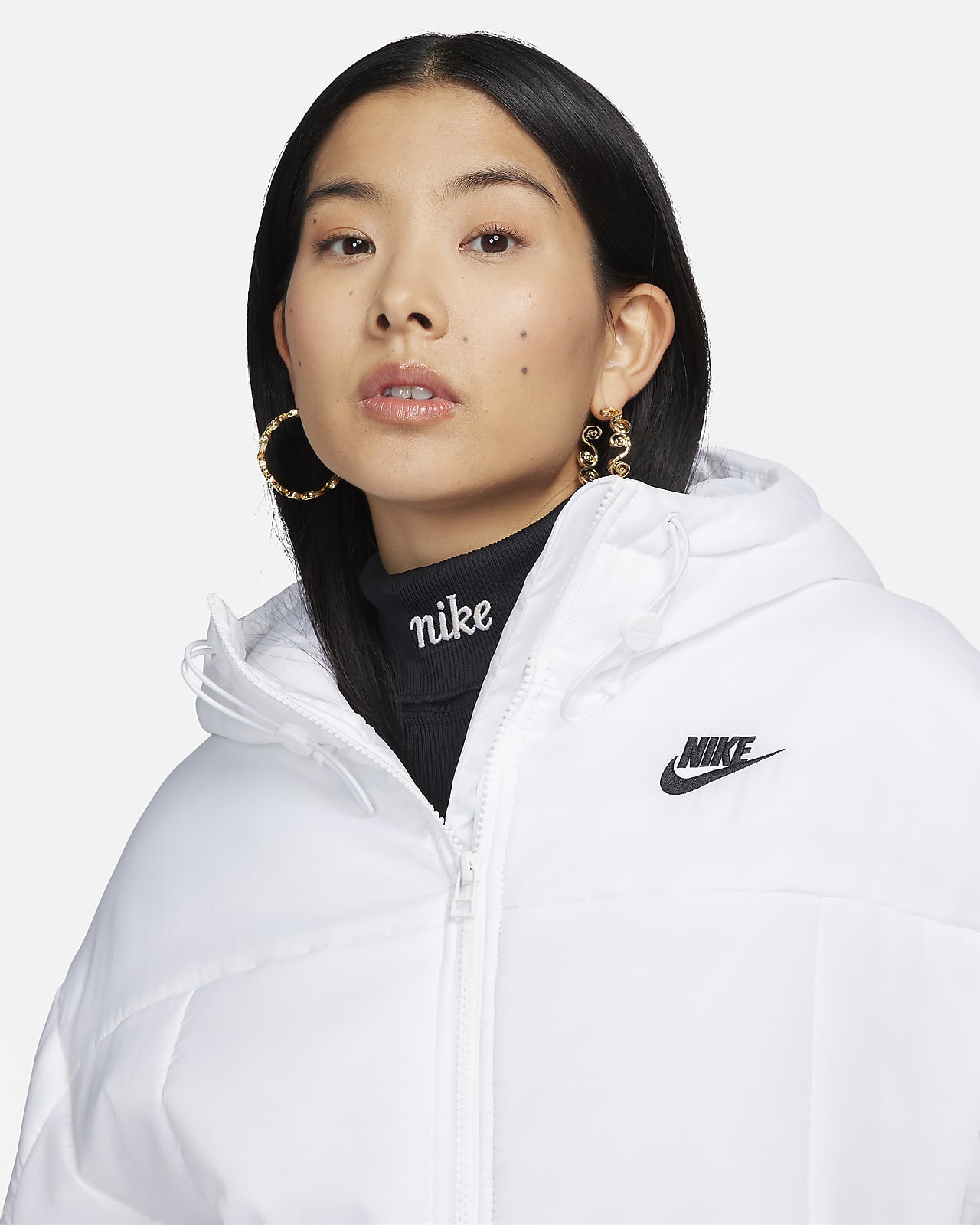 NIKE Women's Nike Sportswear Therma-FIT Repel Hooded Classic Puffer Jacket
