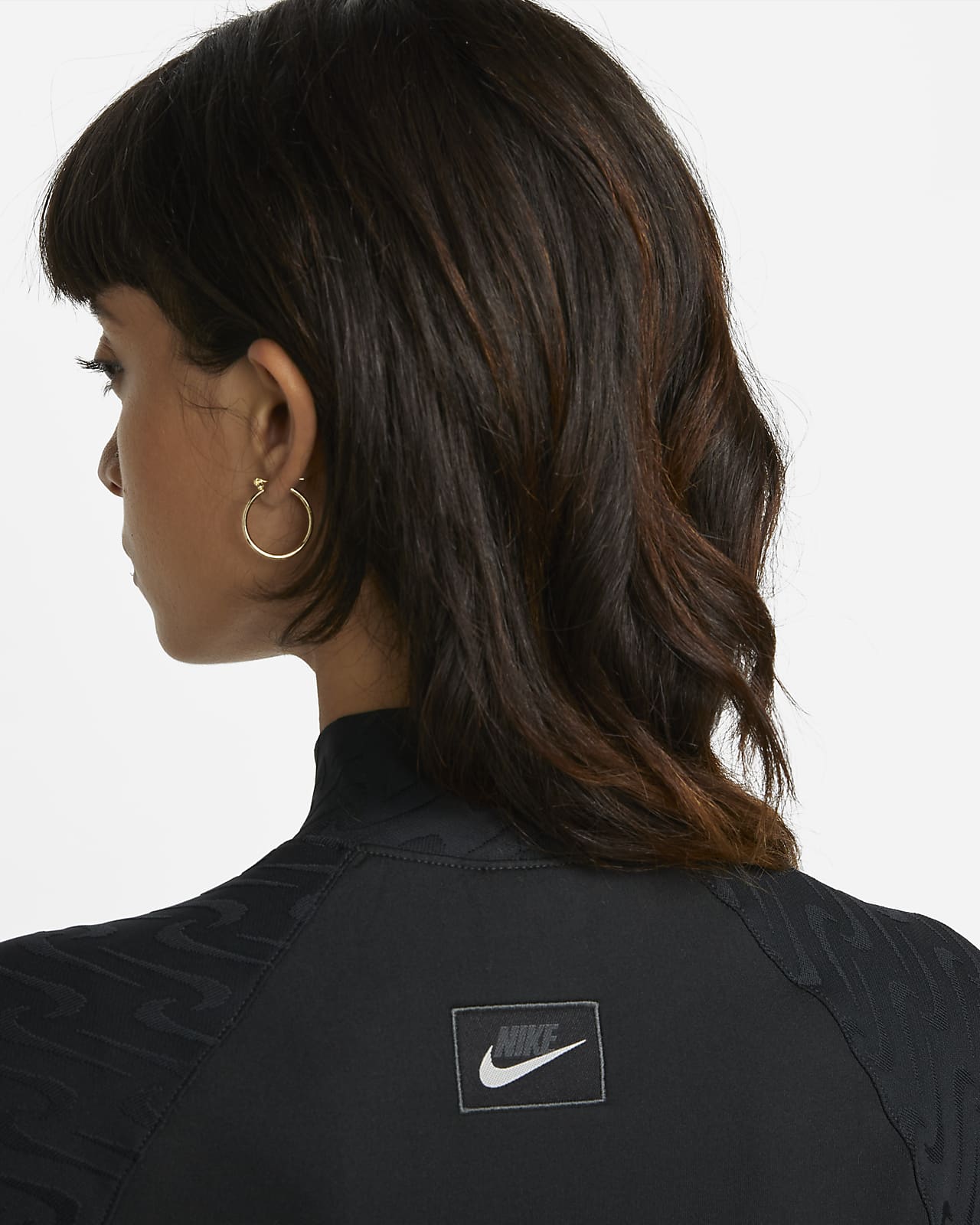 Женская футболка с длинным рукавом и воротником-стойкой Nike Sportswear Icon  Clash. Nike RU
