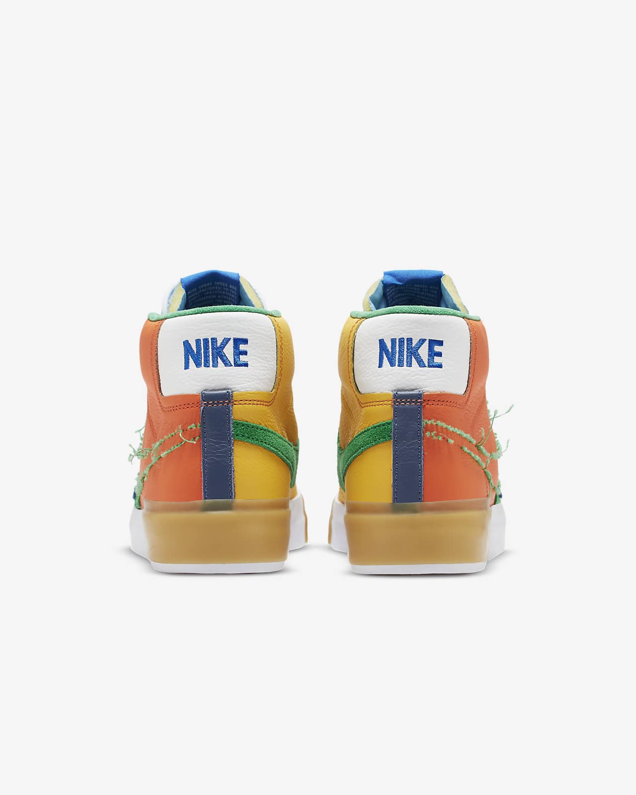 Zapatillas Nike Sb | Zoom Blazer Mid Edge L Safety Orange/Lucky Green  Hombre » Vozes