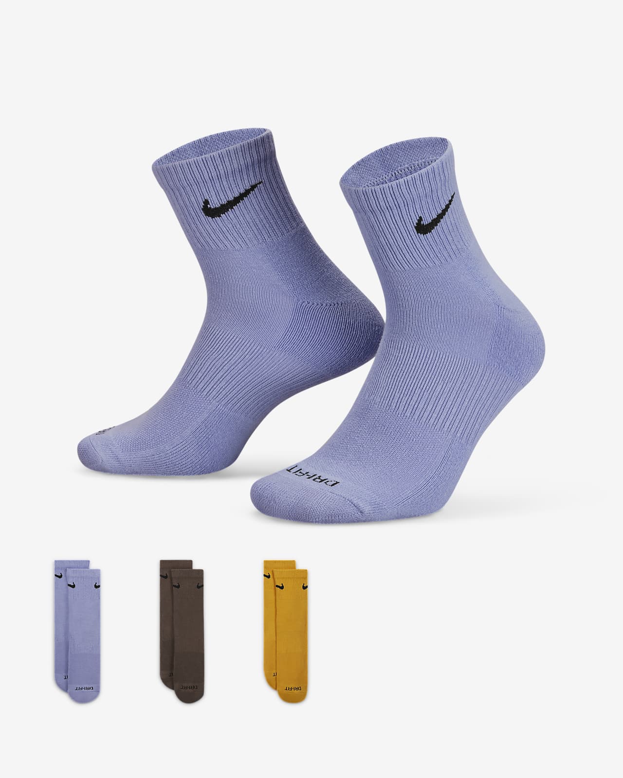 Nike Everyday Plus Cushioned Training Ankle Socks (3 Pairs). Nike ZA