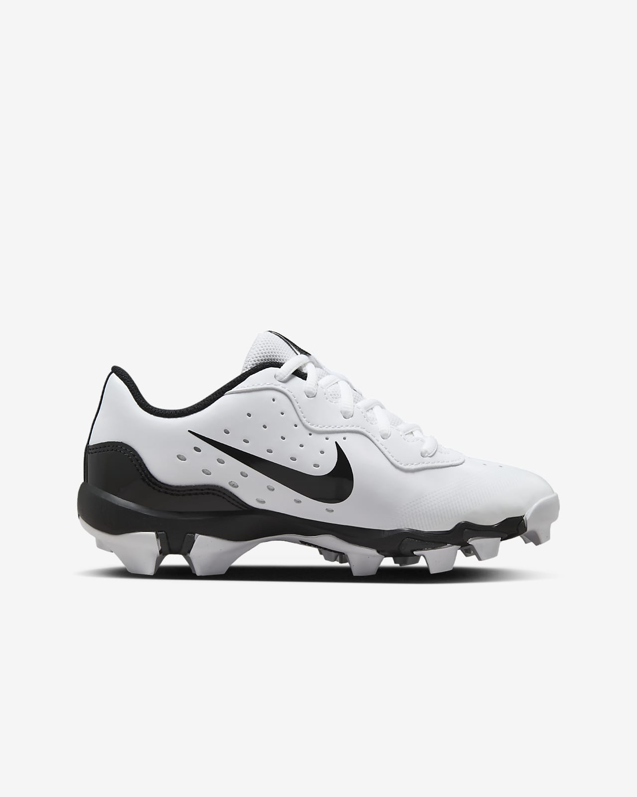 Nike Alpha Huarache Keystone Low Rubber Baseball Cleats, Men's, Size: Sz 10.5, White