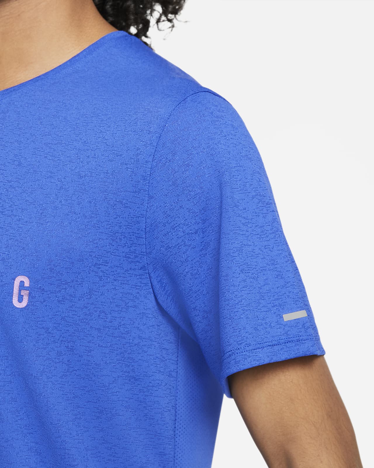 nike dri fit miler blue