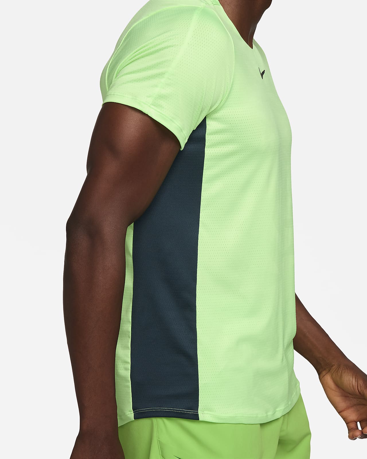 NikeCourt Dri-FIT Advantage Men's Tennis Top Black Size 2XL DD8317