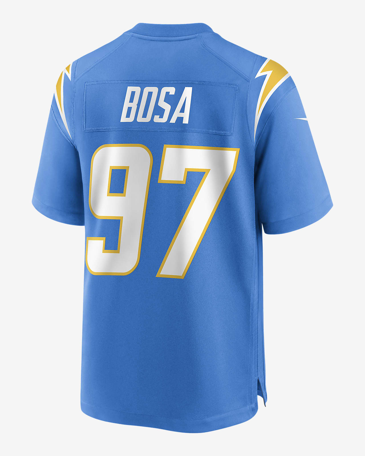 NFL Los Angeles Chargers (Joey Bosa) Men's Game Football Jersey.