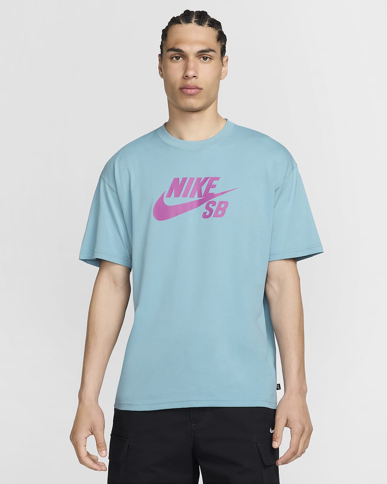 Nike SB Logolu Erkek Kaykay Tişörtü