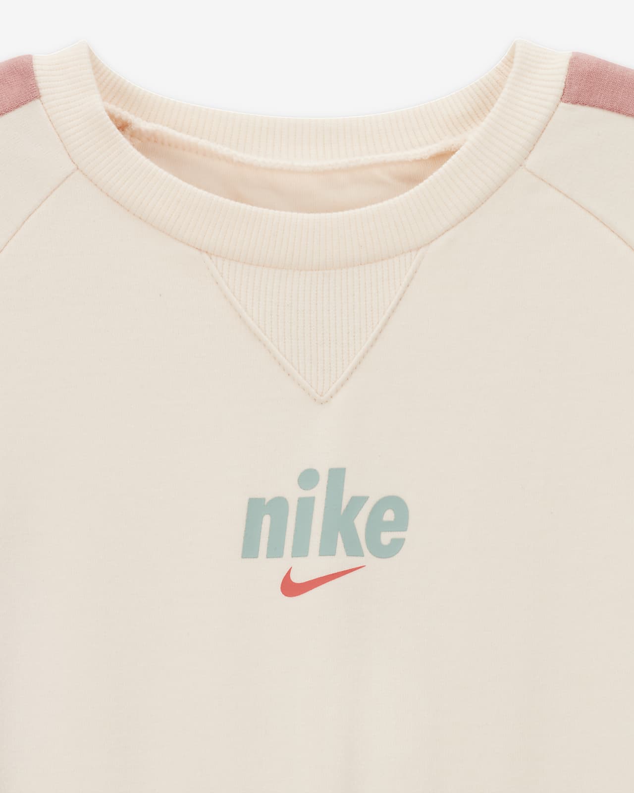 Baby pink best sale nike crewneck