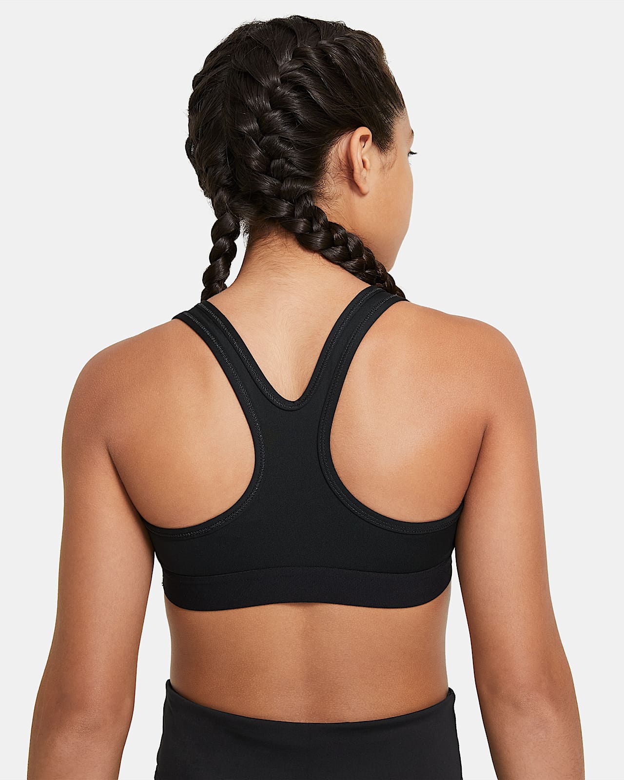 Kids black sports bra Clearance