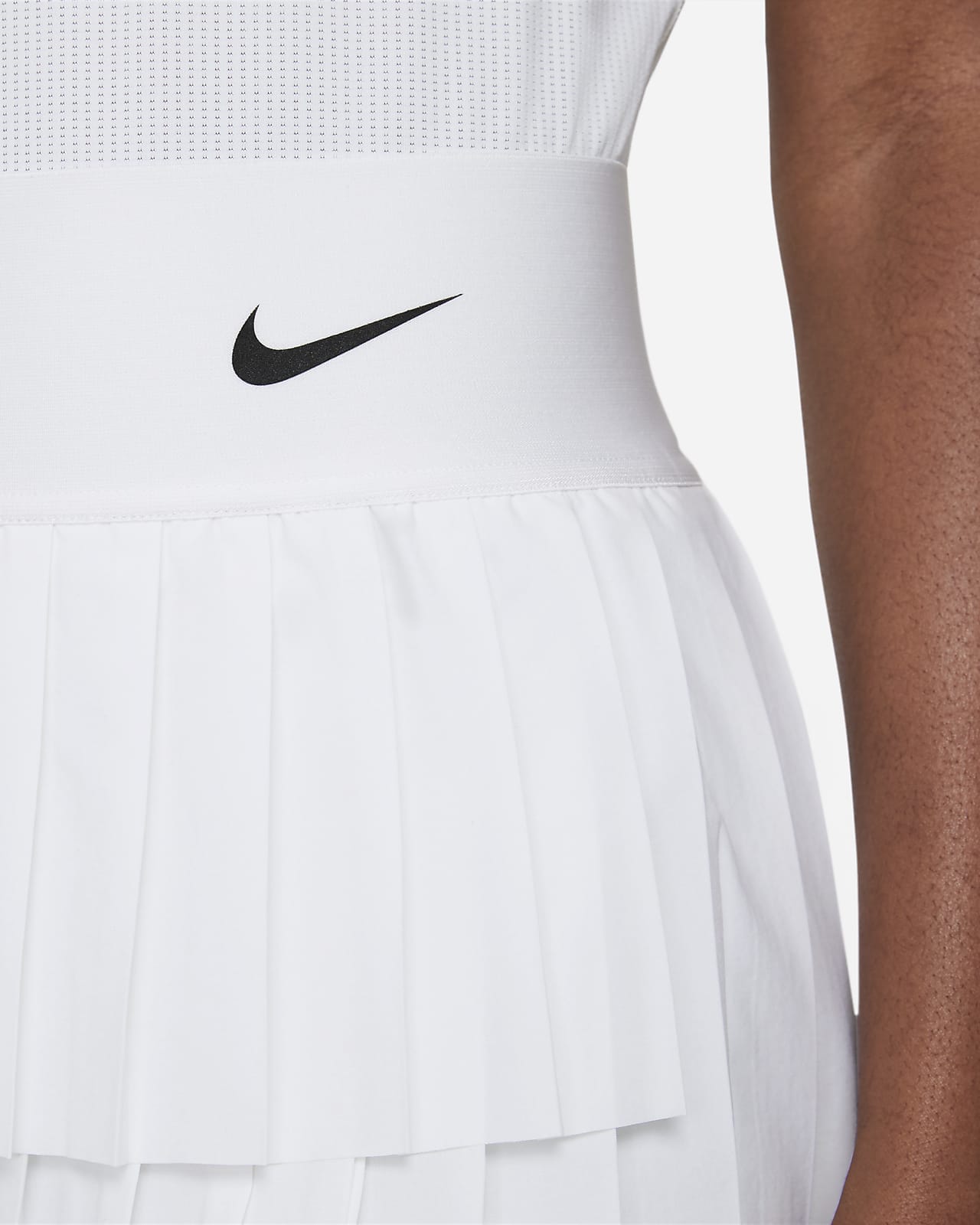 Falda de tenis plisada para mujer de talle alto con forro