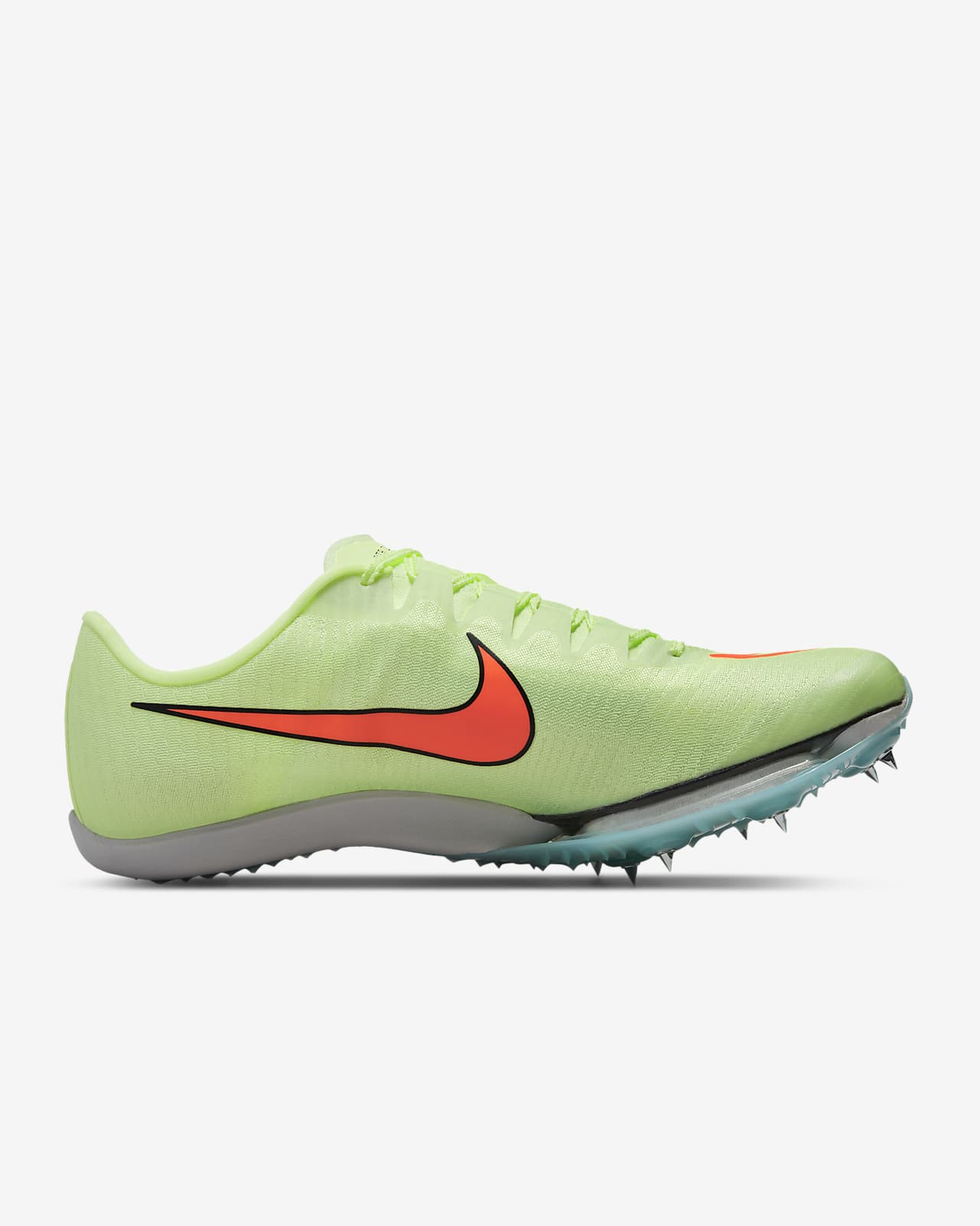 Green nike track store spikes