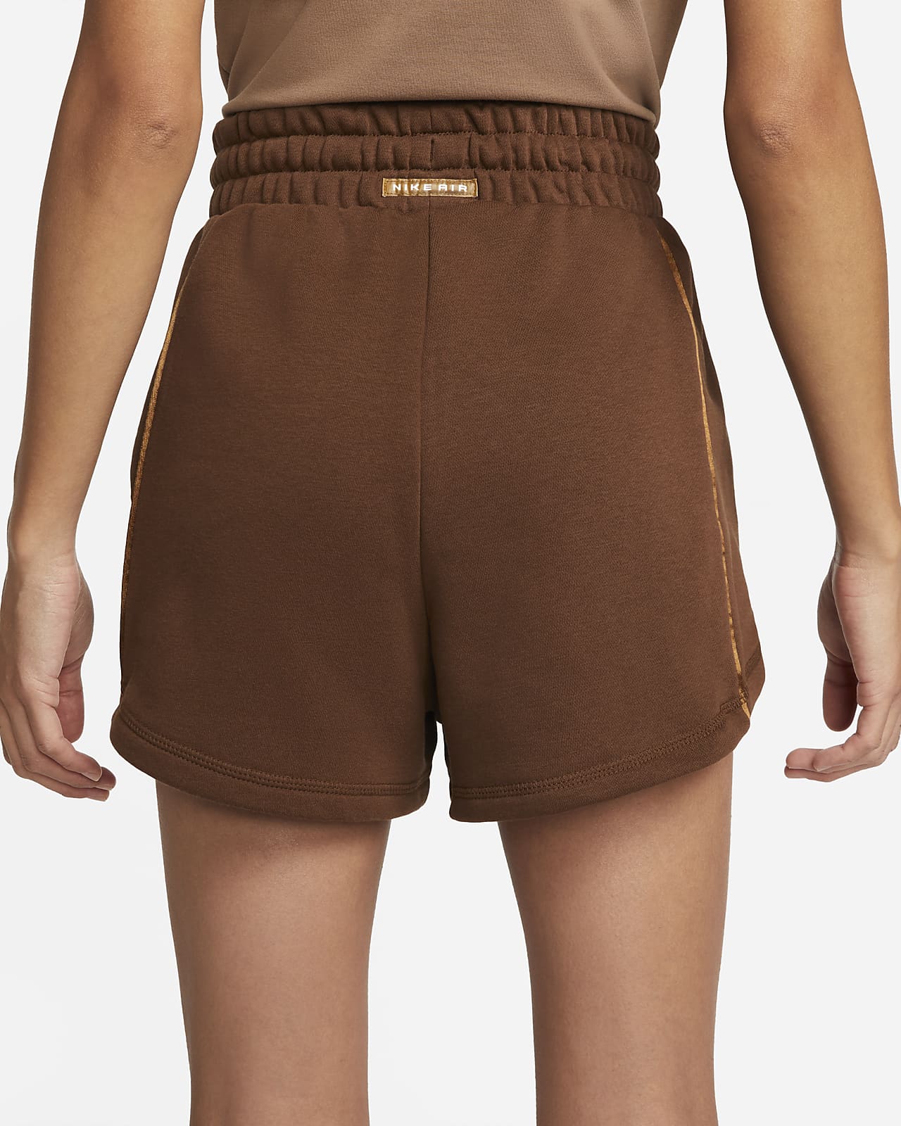 women's nike air fleece shorts