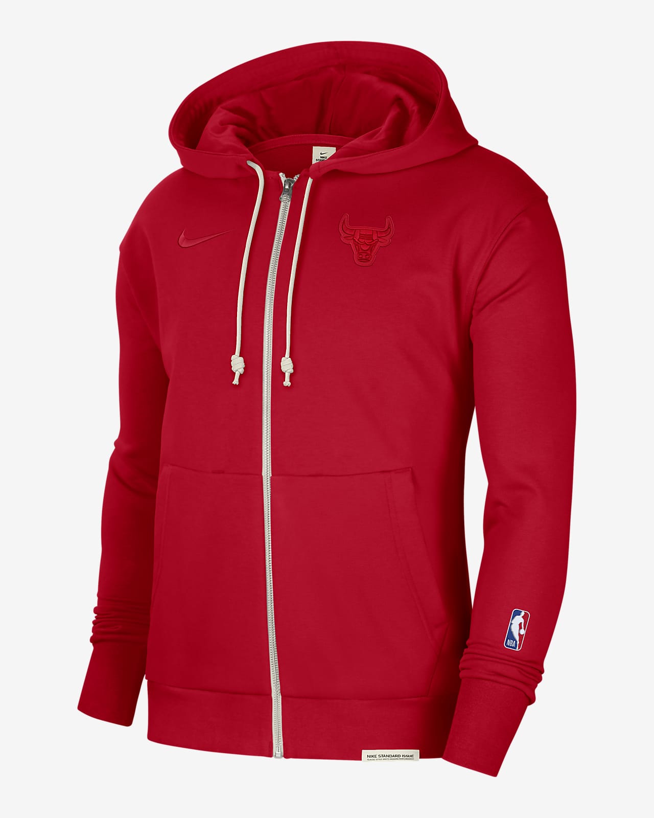 Chicago Bulls Standard Issue Nike Dri FIT NBA hoodie met