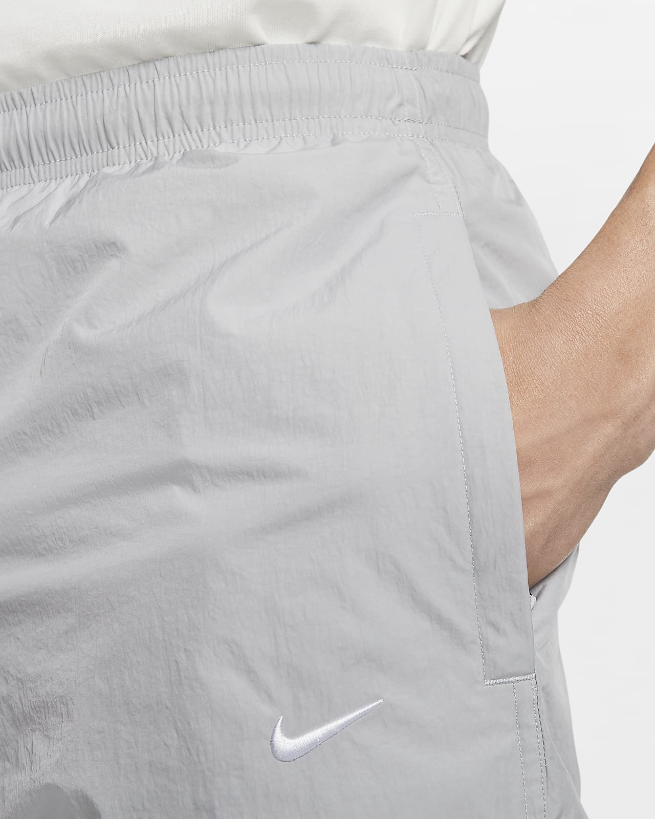 light grey nike tracksuit bottoms