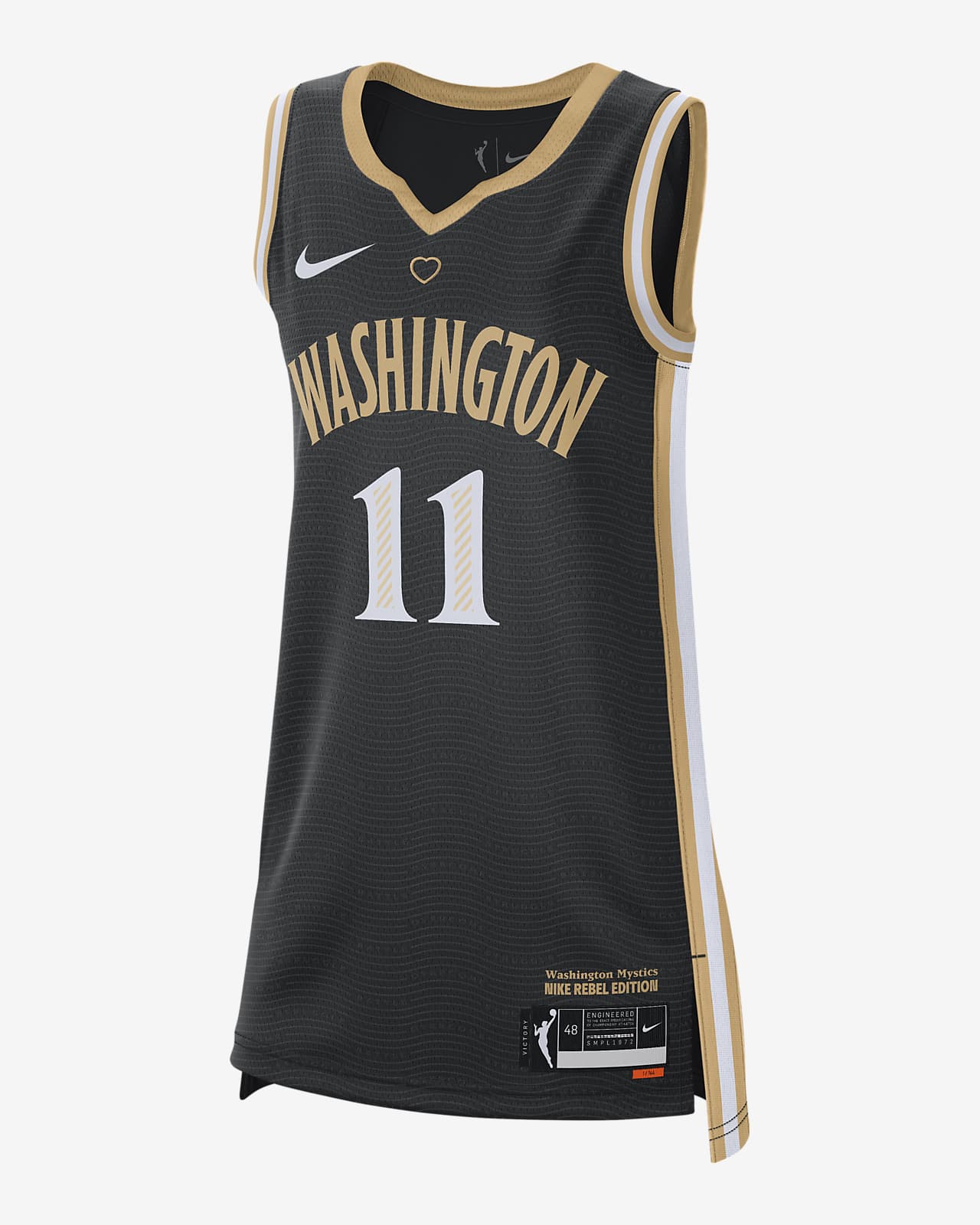 Jersey Nike Dri-FIT de la WNBA Victory Elena Delle Donne Washington Mystics 2023