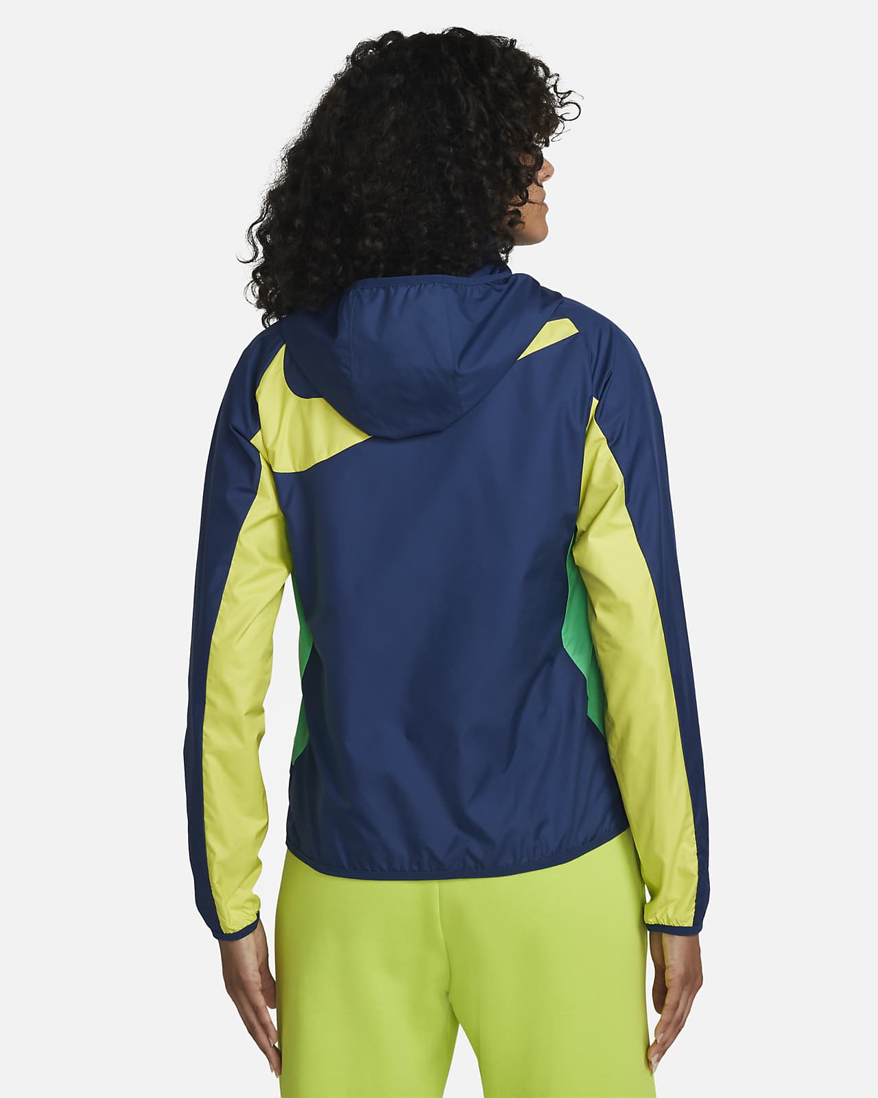 Brazil AWF Women's Full-Zip Football Jacket. Nike AT