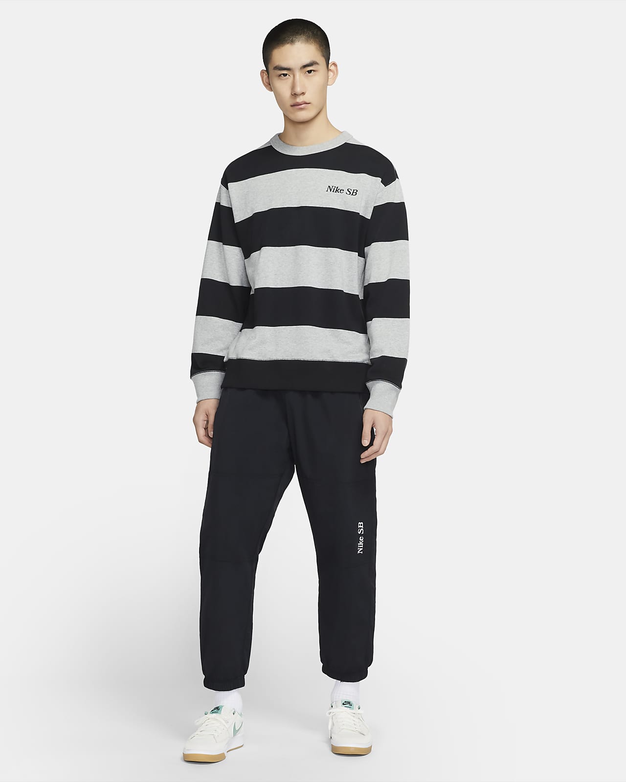 nike sb striped long sleeve