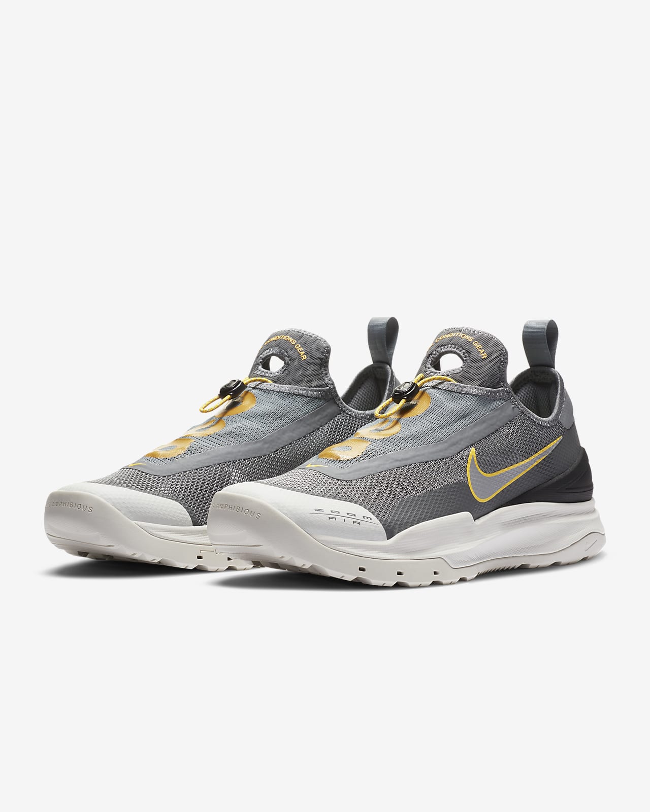 nike acg gray running shoes