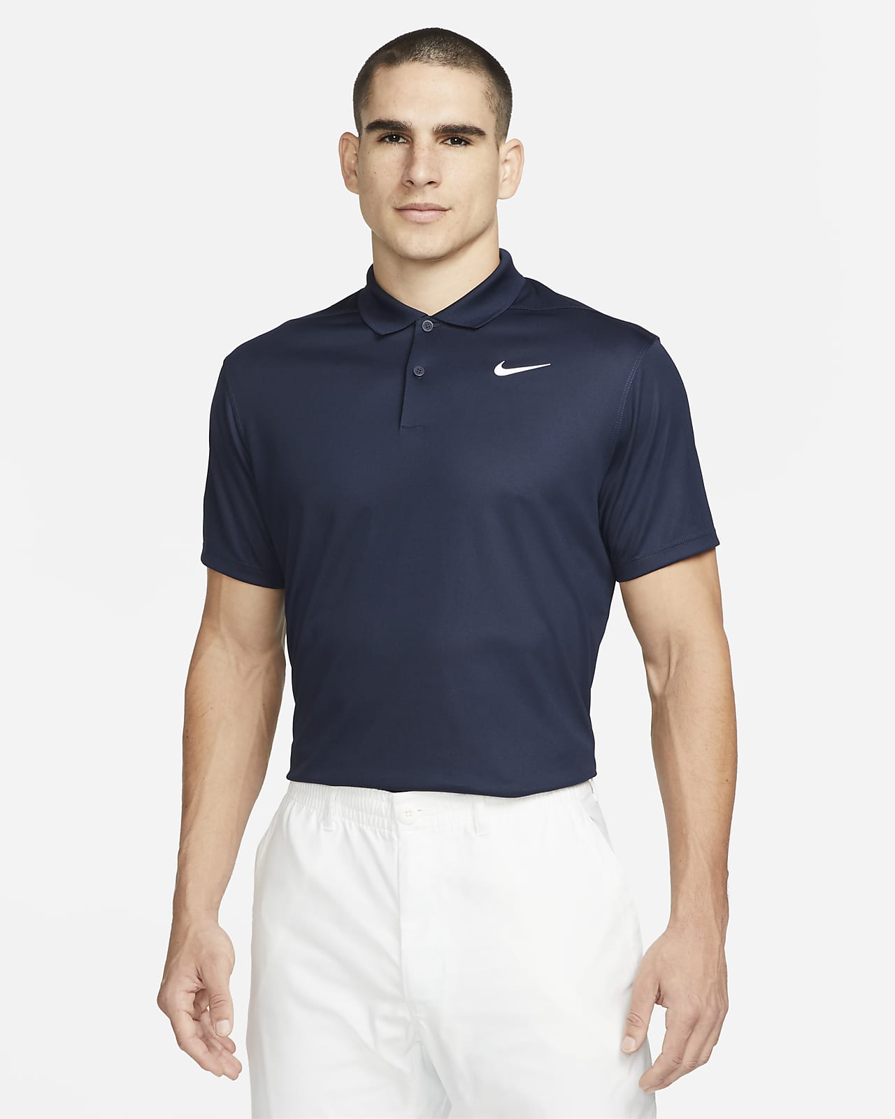 NikeCourt Dri-FIT tennisskjorte til herre