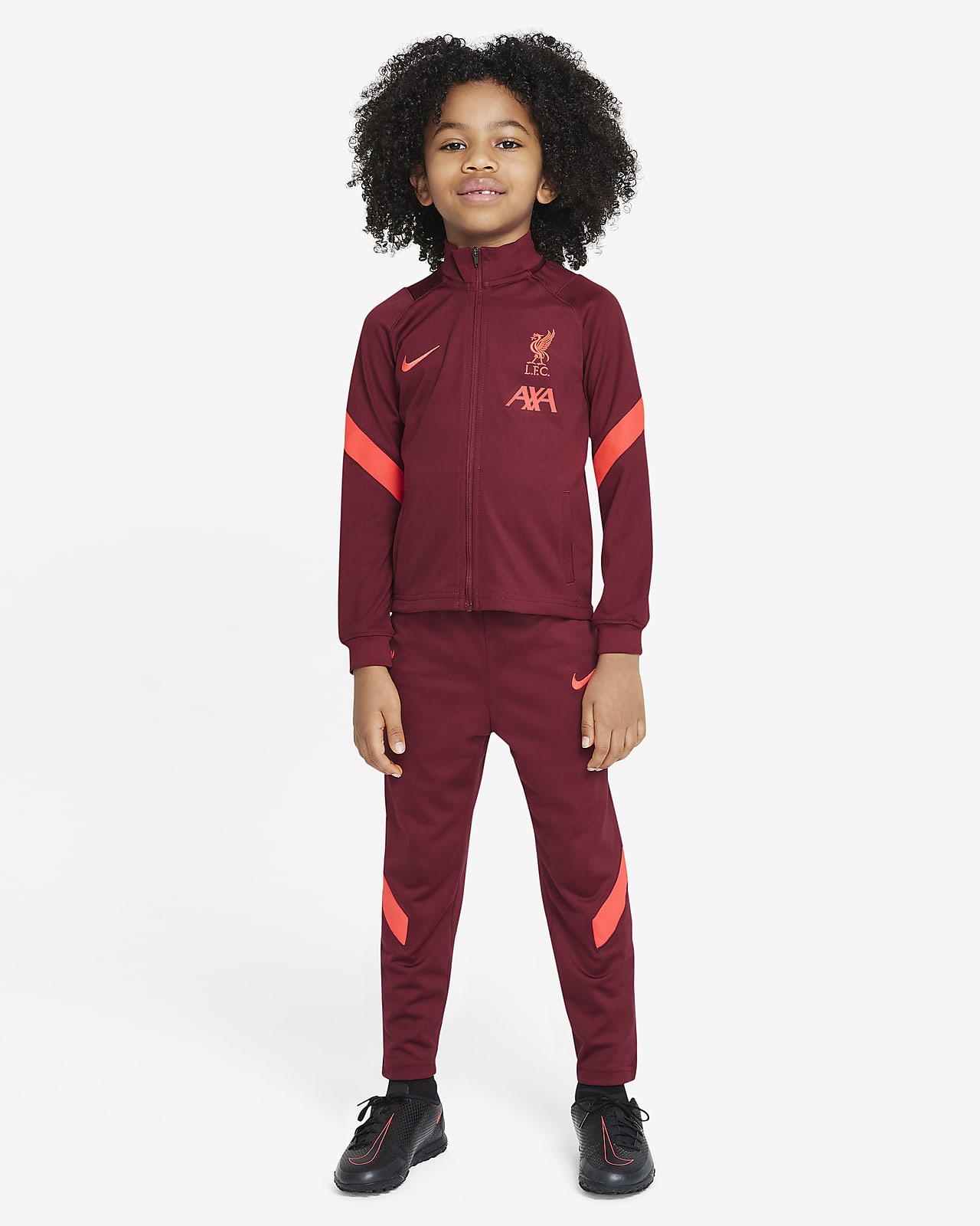 Liverpool F.C. Strike Younger Kids' Football Tracksuit