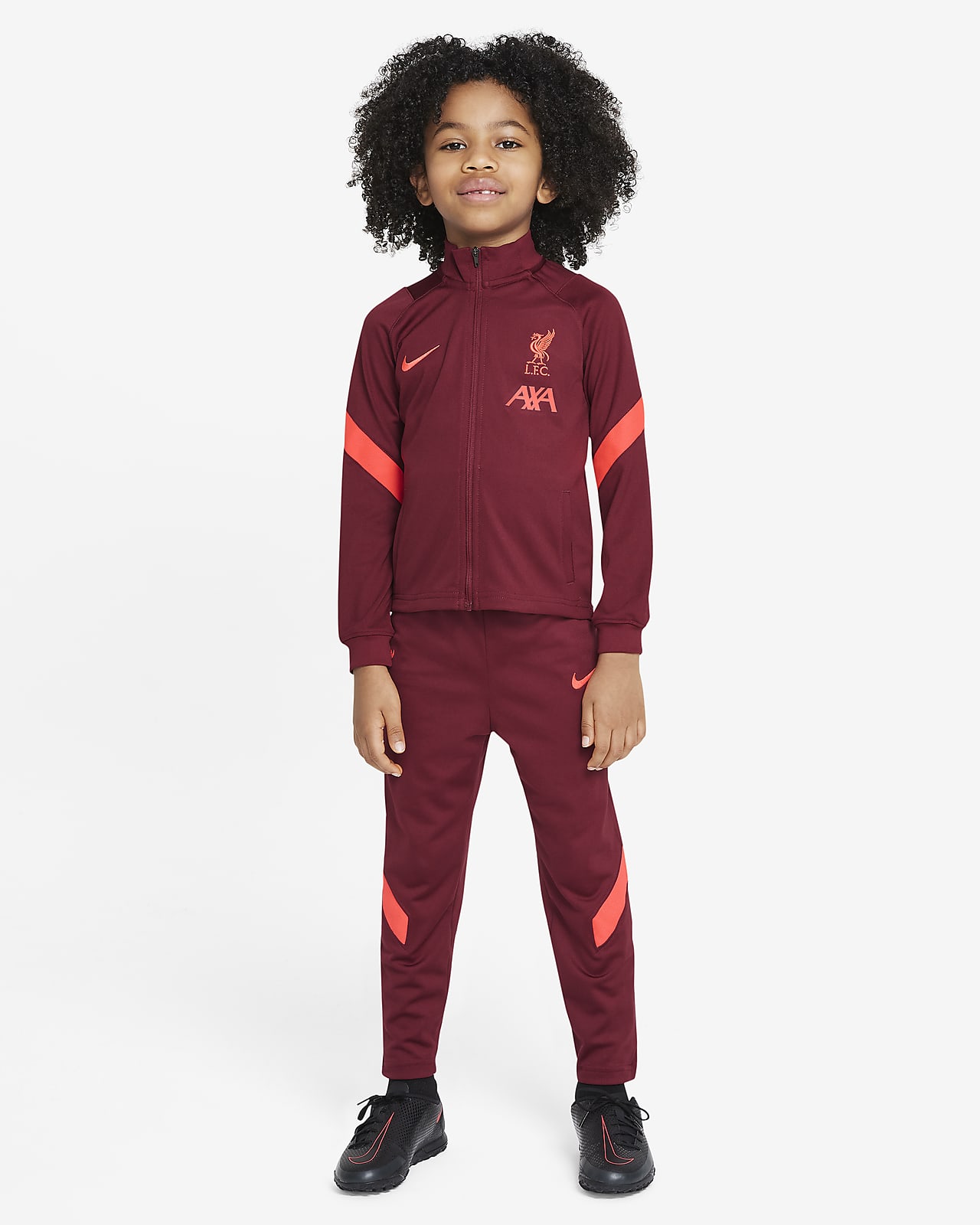 baby red nike tracksuit