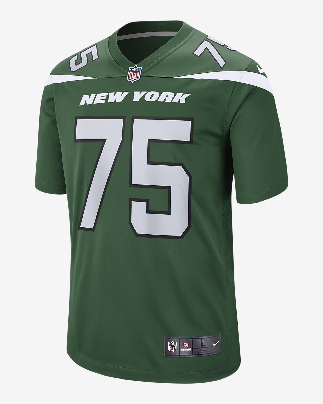 Nfl New York Jets (alijah Vera-tucker) Men's Game Football Jersey. Nike.com