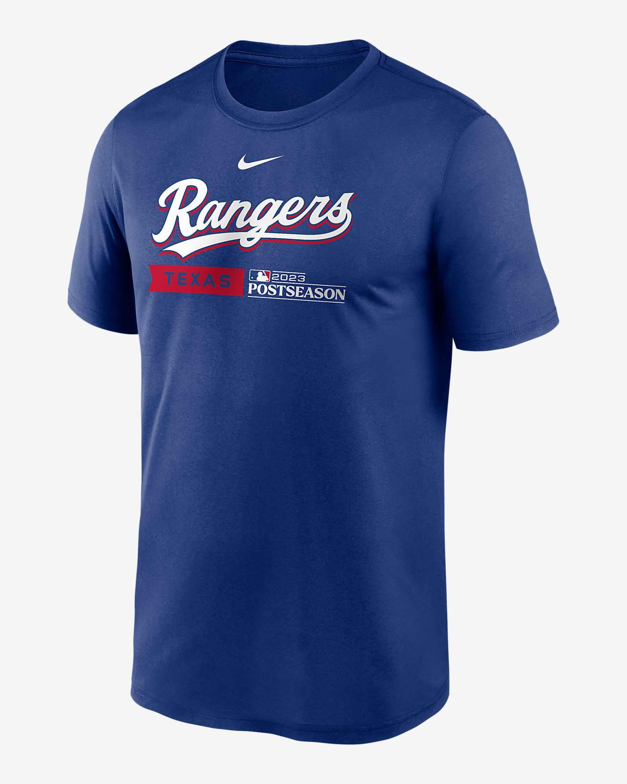 Texas Rangers 2023 MLB Postseason Dugout Men's Nike Dri-FIT MLB T