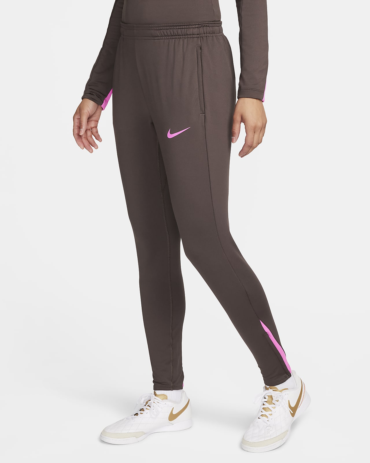 Women's Nike Swoosh Run Running Tights, Iced Lilac, S 