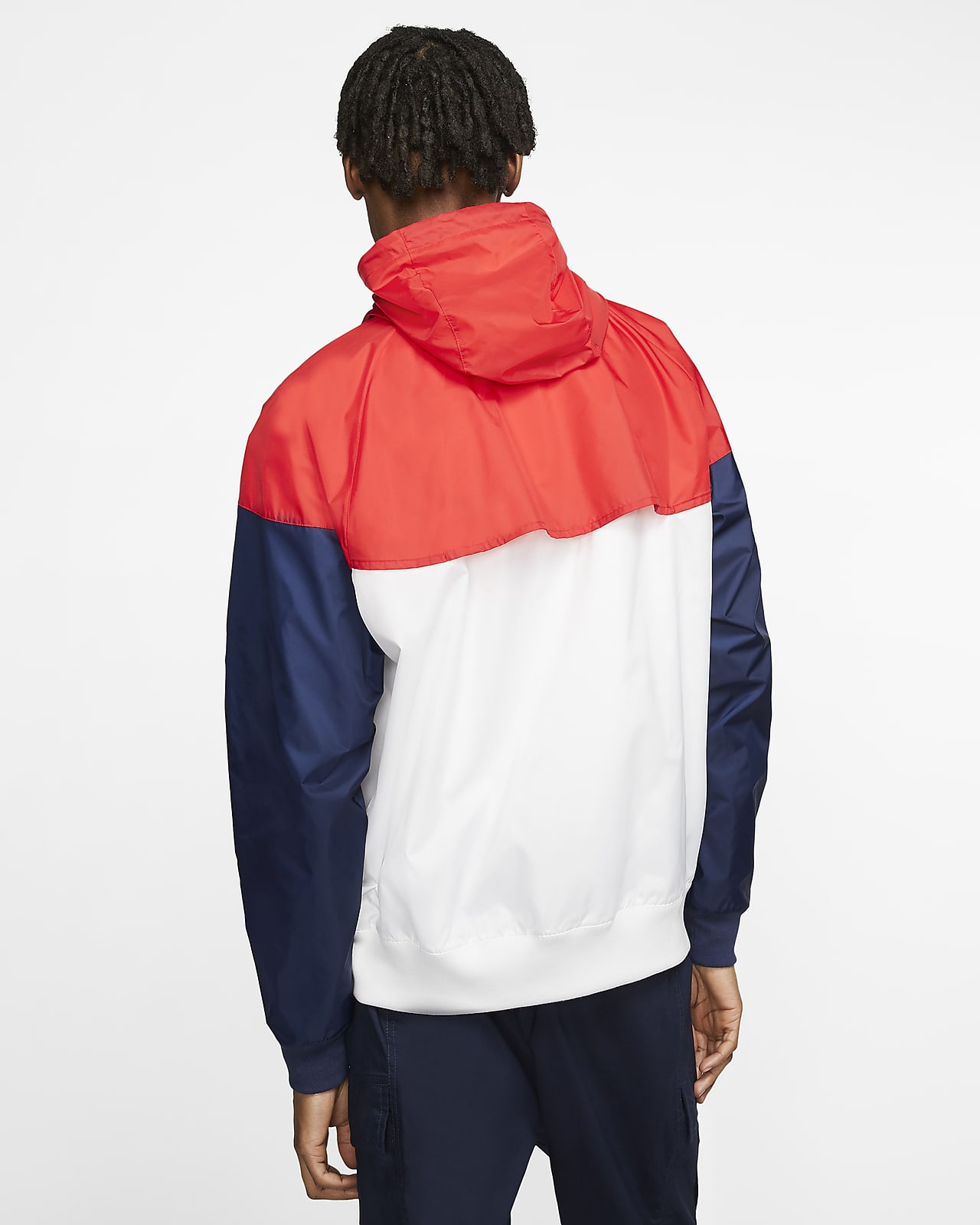 men's nike sportswear colorblock windrunner hooded jacket