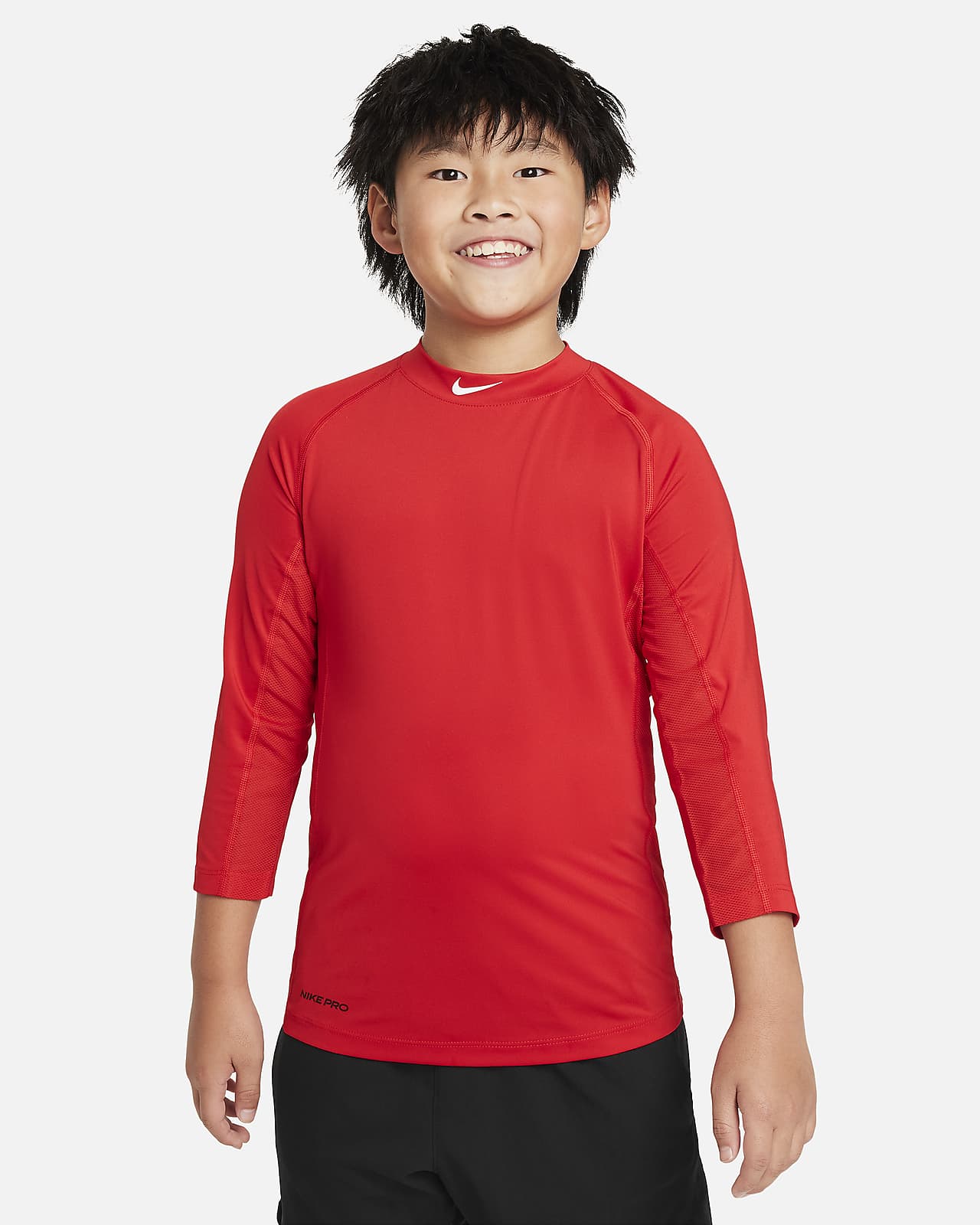 Nike Dry Big Kids' (Boys') 3/4-Sleeve Baseball Top