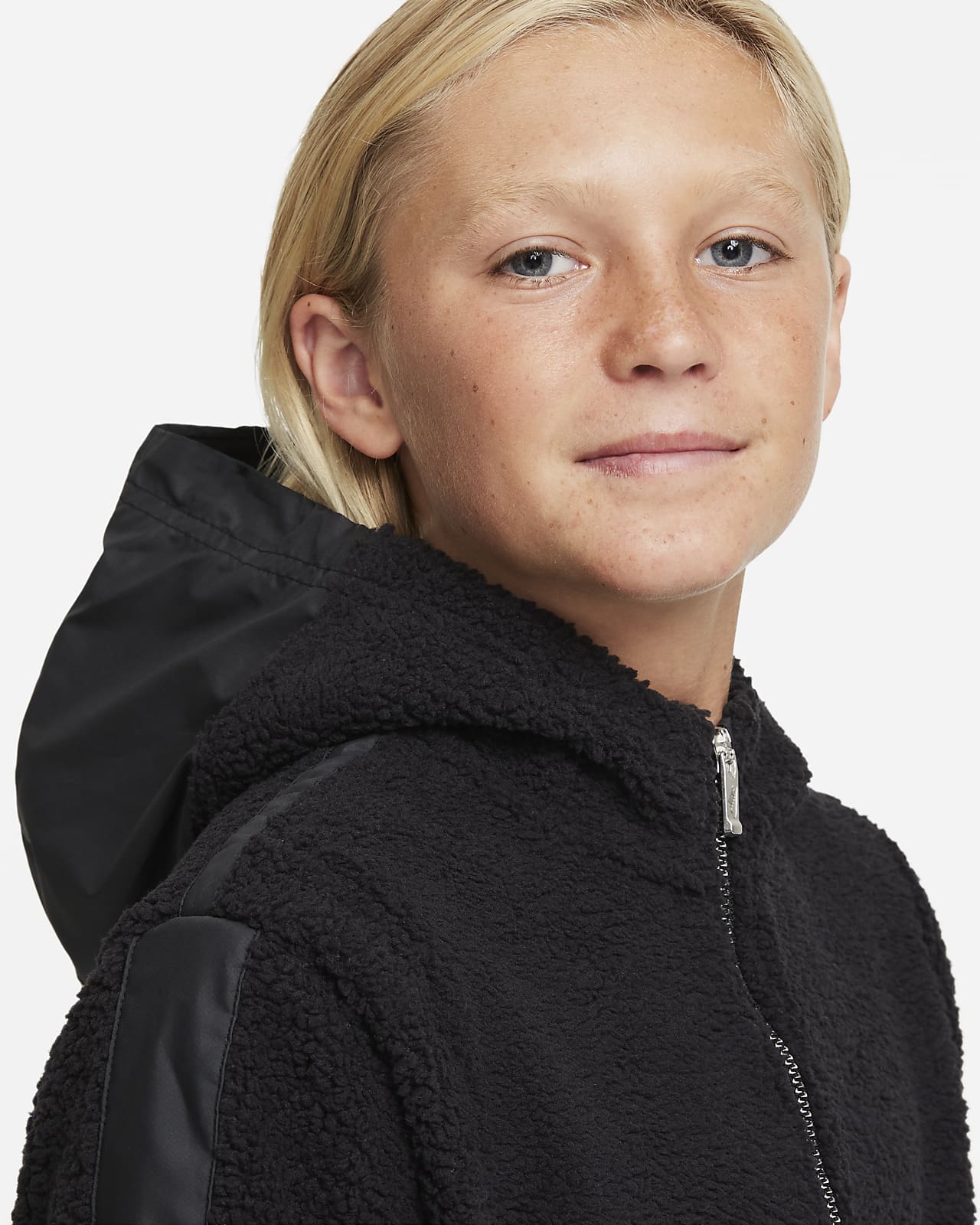 Nike Sportswear Sudadera con capucha y media cremallera para el invierno -  Niño. Nike ES