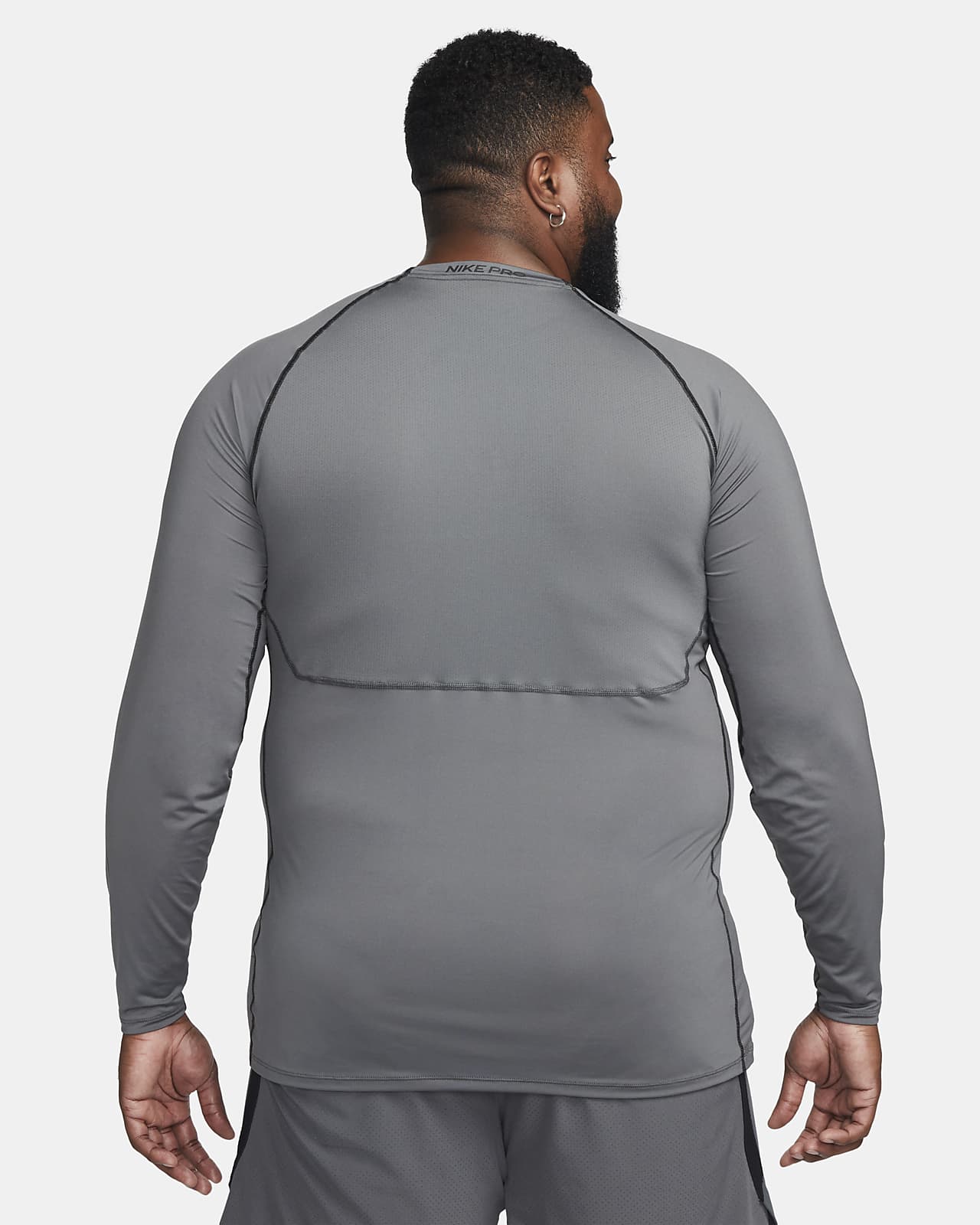 NIKE PRO DRI-FIT TIGHT-FIT LONG-SLEEVE TOP 'WHITE