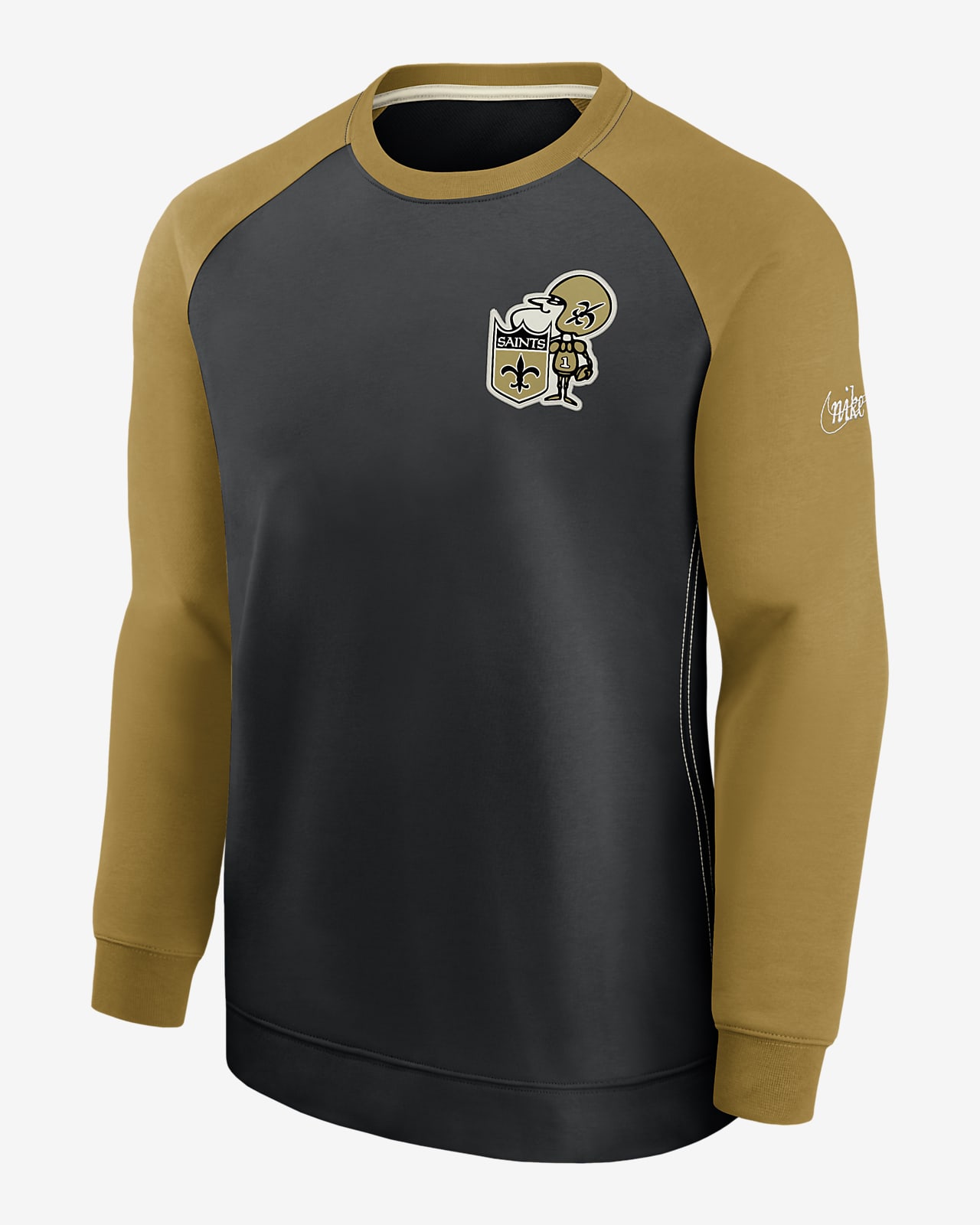 Nike Therma Athletic Stack (NFL New Orleans Saints) Men's Pullover
