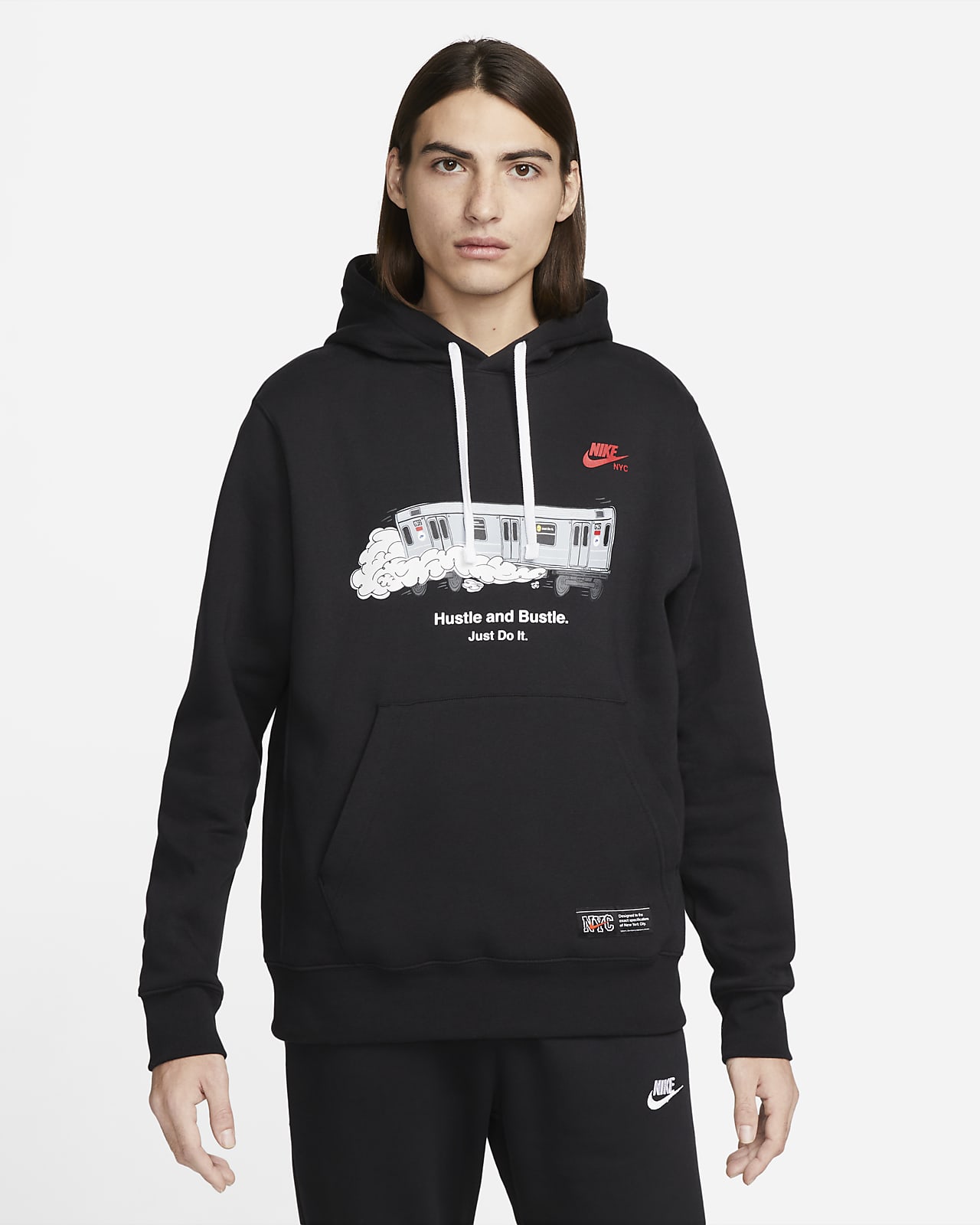 Mediana Gruñido vestir Sudadera con gorro NYC para hombre Nike Sportswear Club Fleece. Nike.com