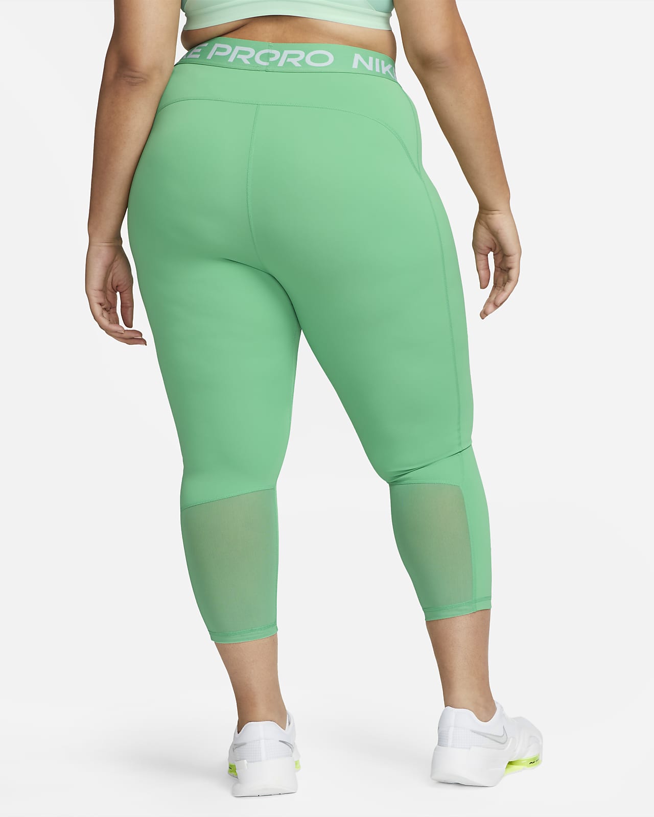 Zichtbaar Kinematica naakt Nike Pro Women's Mid-Rise Crop Leggings (Plus Size). Nike.com