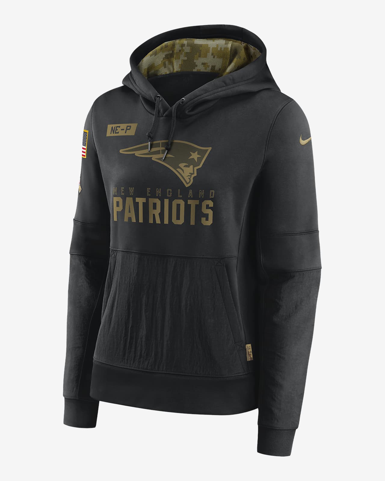 Sudadera con capucha para mujer Nike Therma Salute to Service (NFL  Patriots). Nike.com