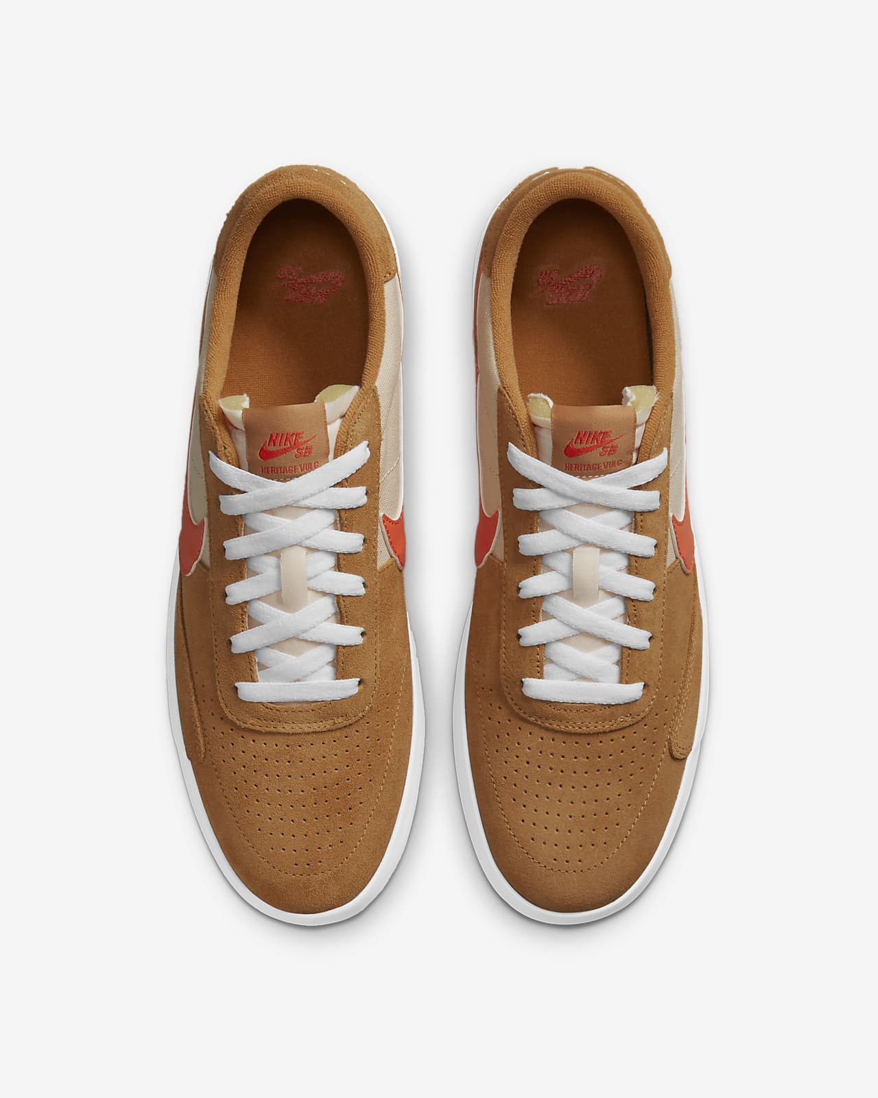 Orange nike sb shoes