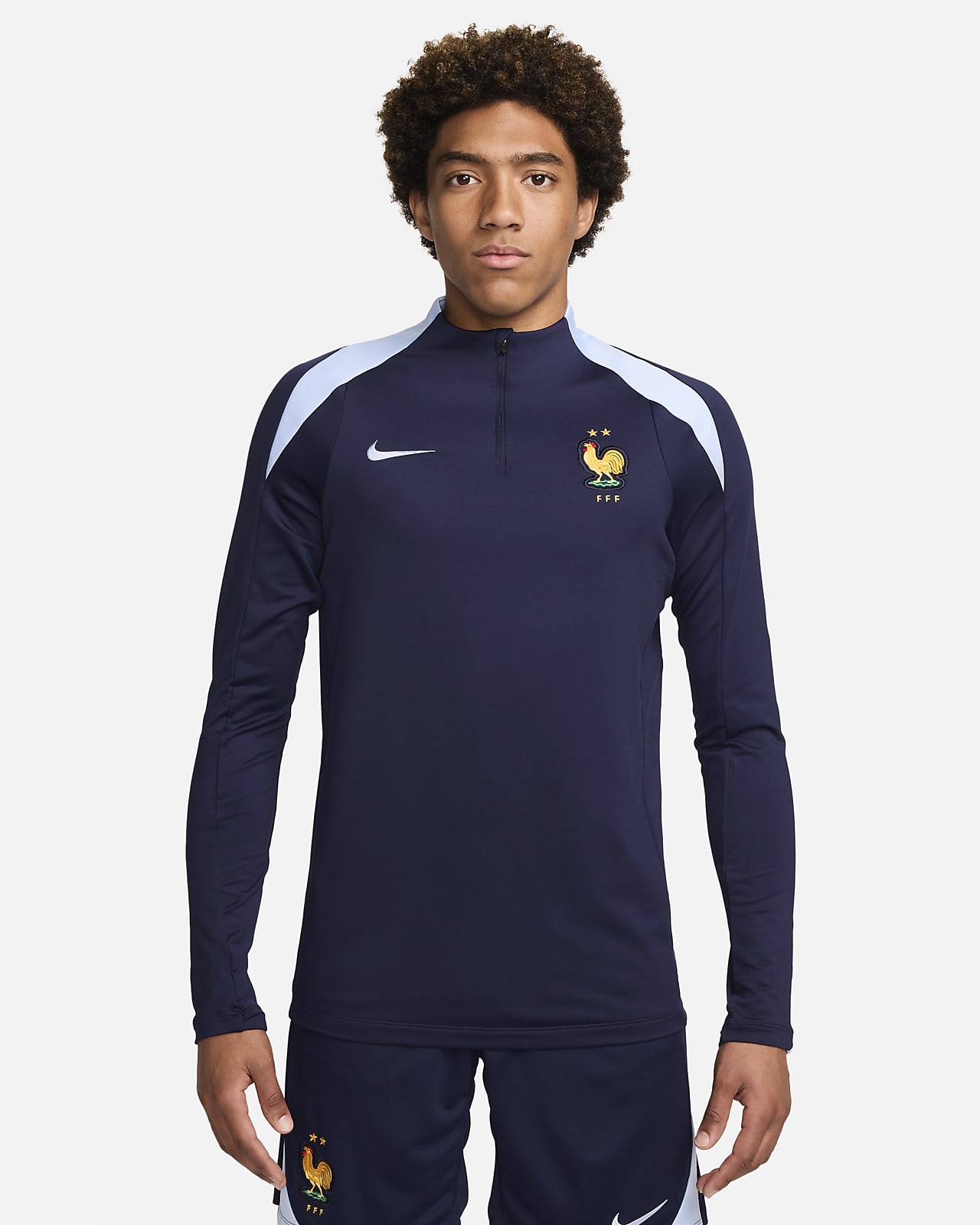 Ανδρική ποδοσφαιρική μπλούζα προπόνησης Nike Dri-FIT Γαλλία Strike