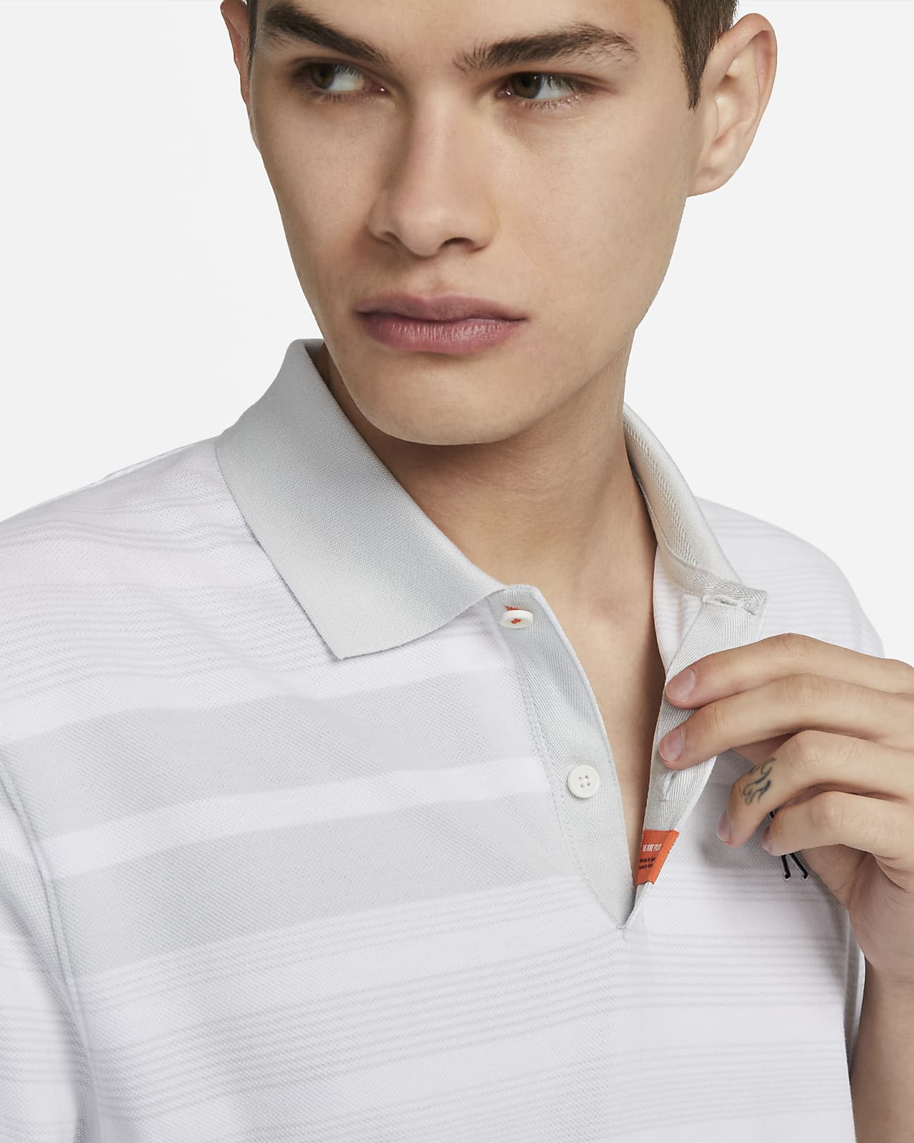 nike men's tiger woods thin stripe zonal cooling golf polo