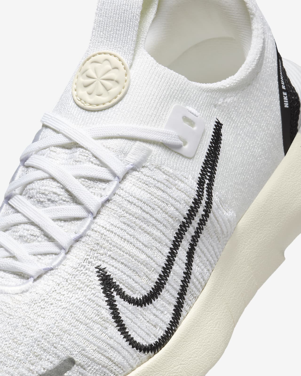 White nike free run flyknit sale womens