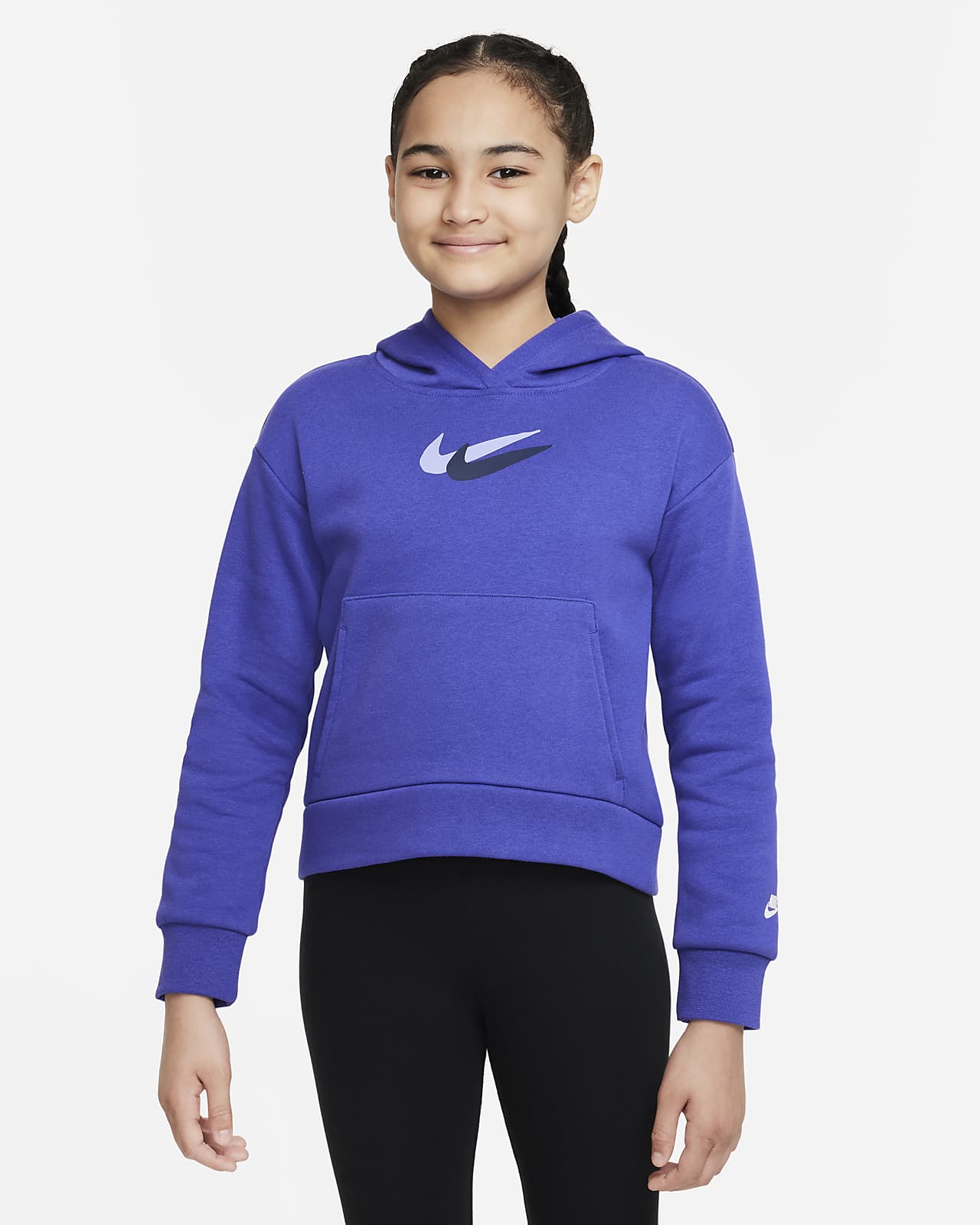Nike Sportswear Fleece Genç Çocuk (Kız) Kapüşonlu Üstü