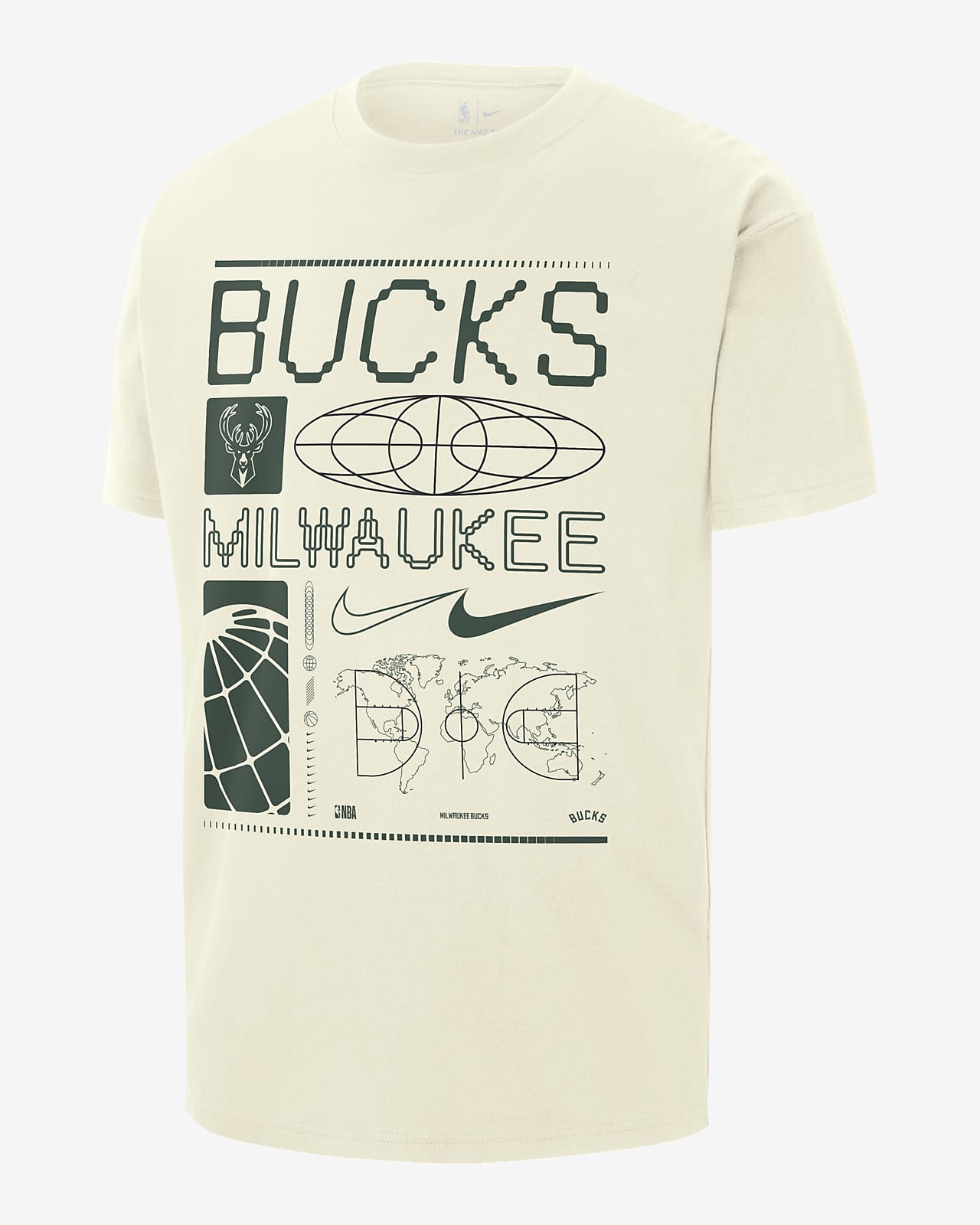 Milwaukee Bucks Men's Nike NBA Max90 T-Shirt