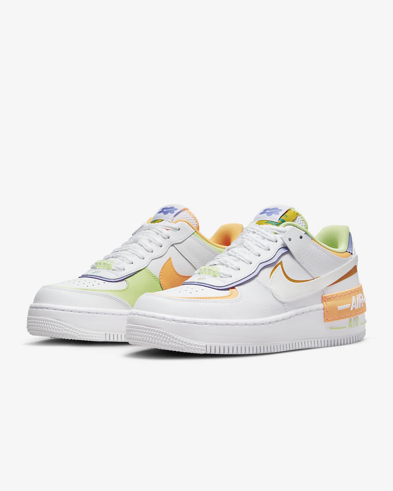 Nike White Air Force 1 Shadow Sneakers