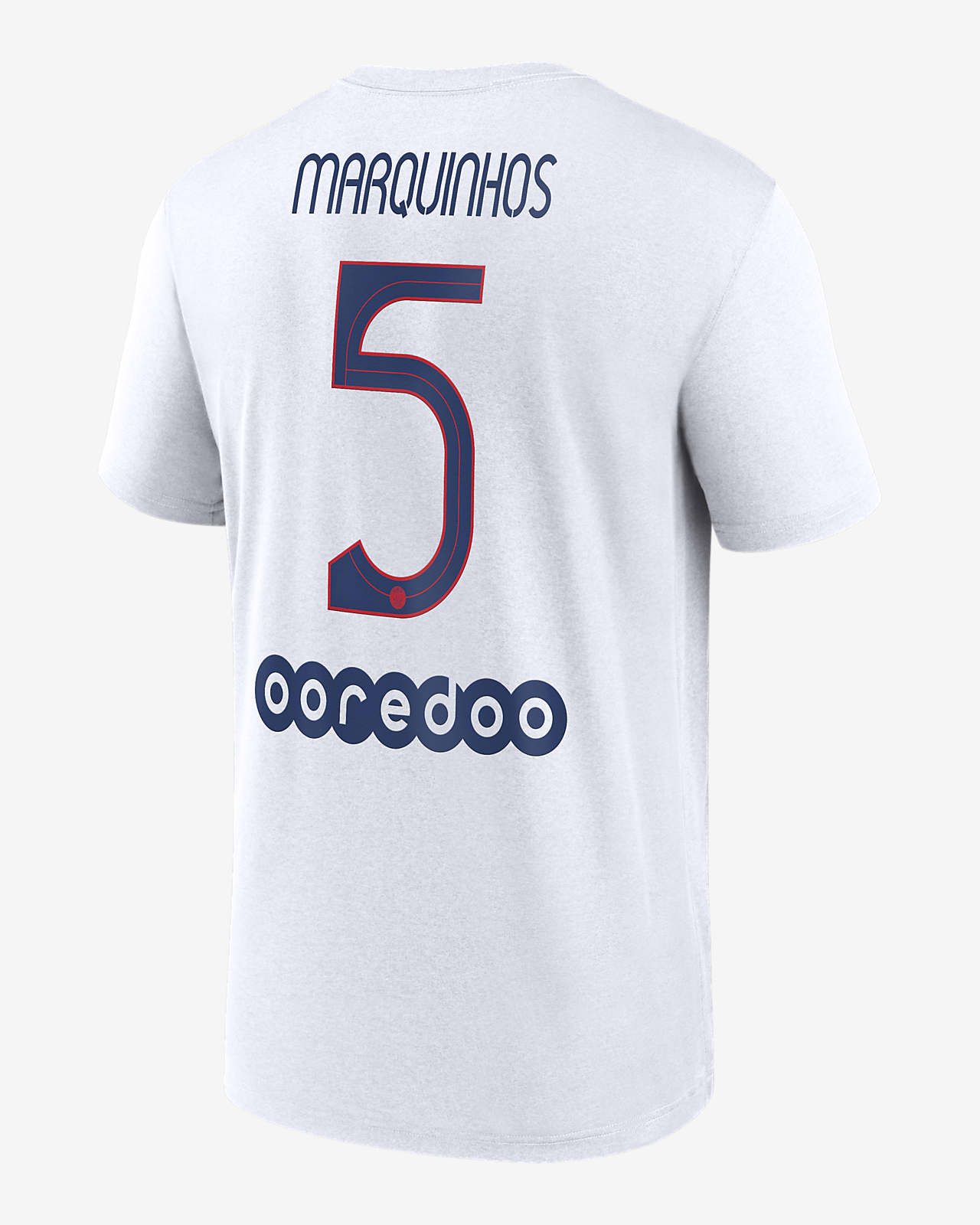 interferencia Retocar poco Paris Saint-Germain (Marquinhos) Men's Dri-FIT Soccer T-Shirt. Nike.com