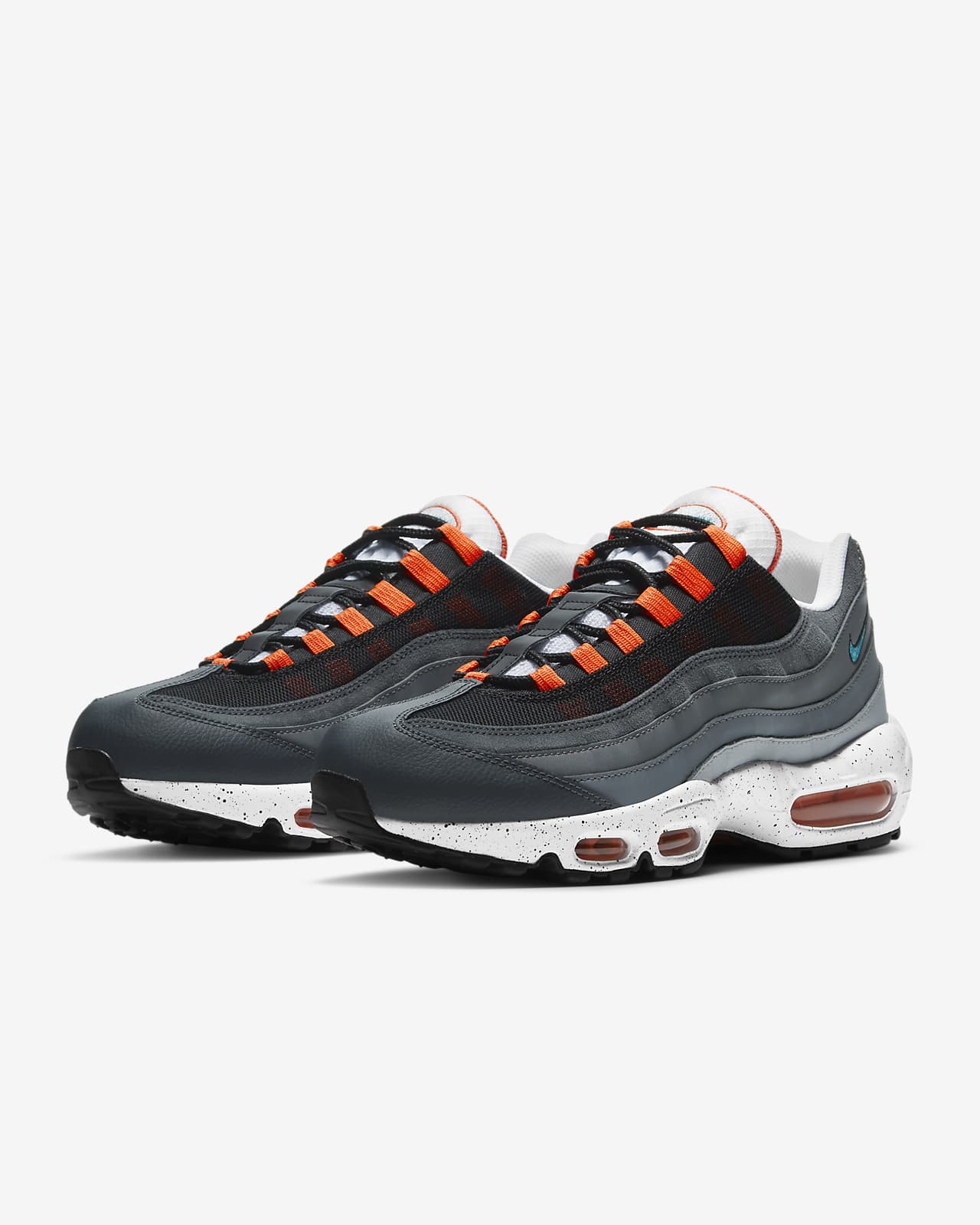 nike air max 95 mens white black