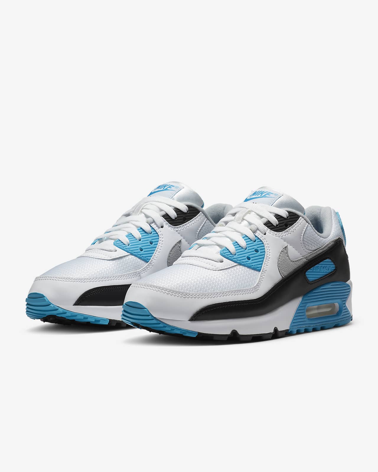 blue white and grey nike air max
