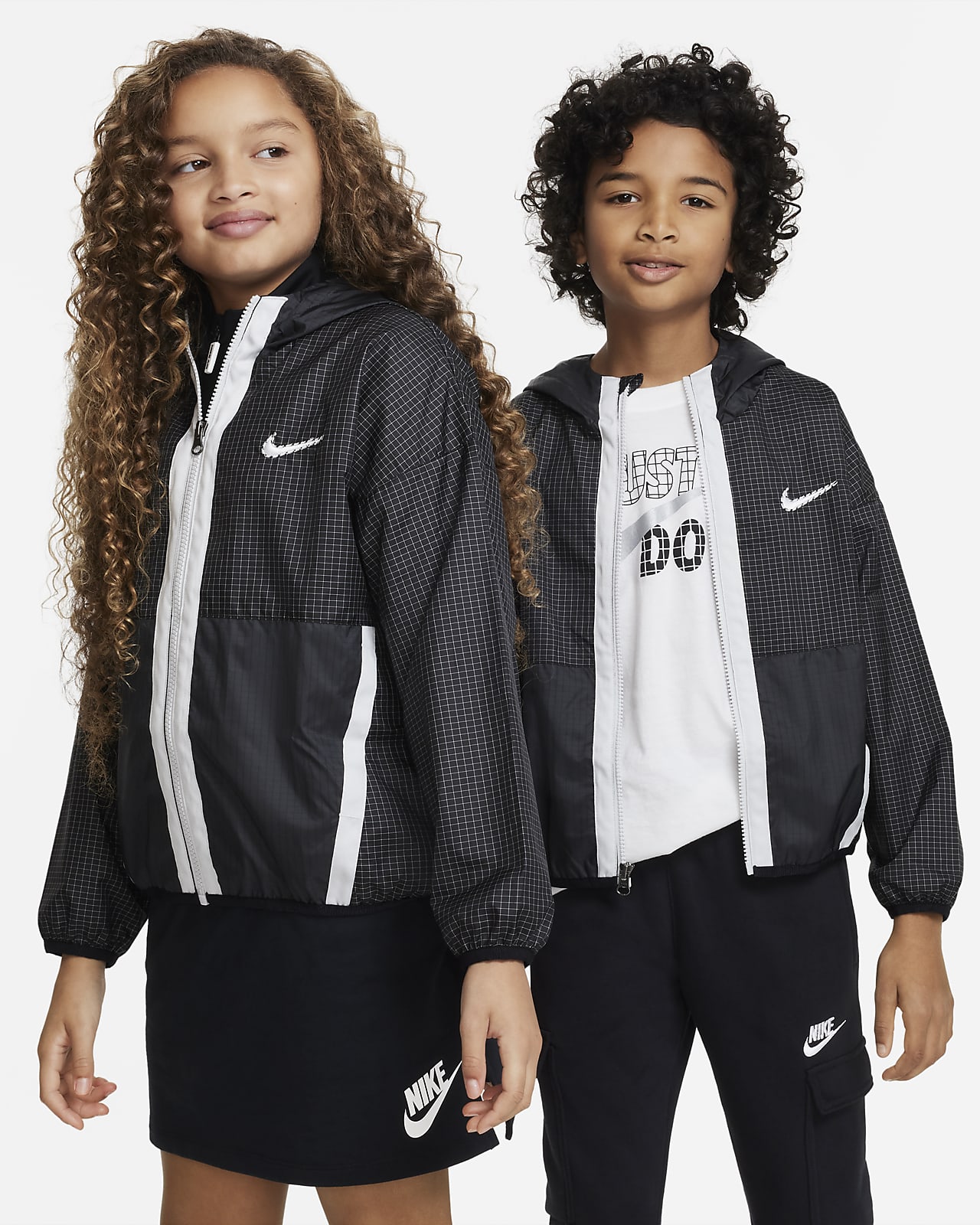 Nike Outdoor Play Big Kids\' Oversized Woven Jacket. Nike JP