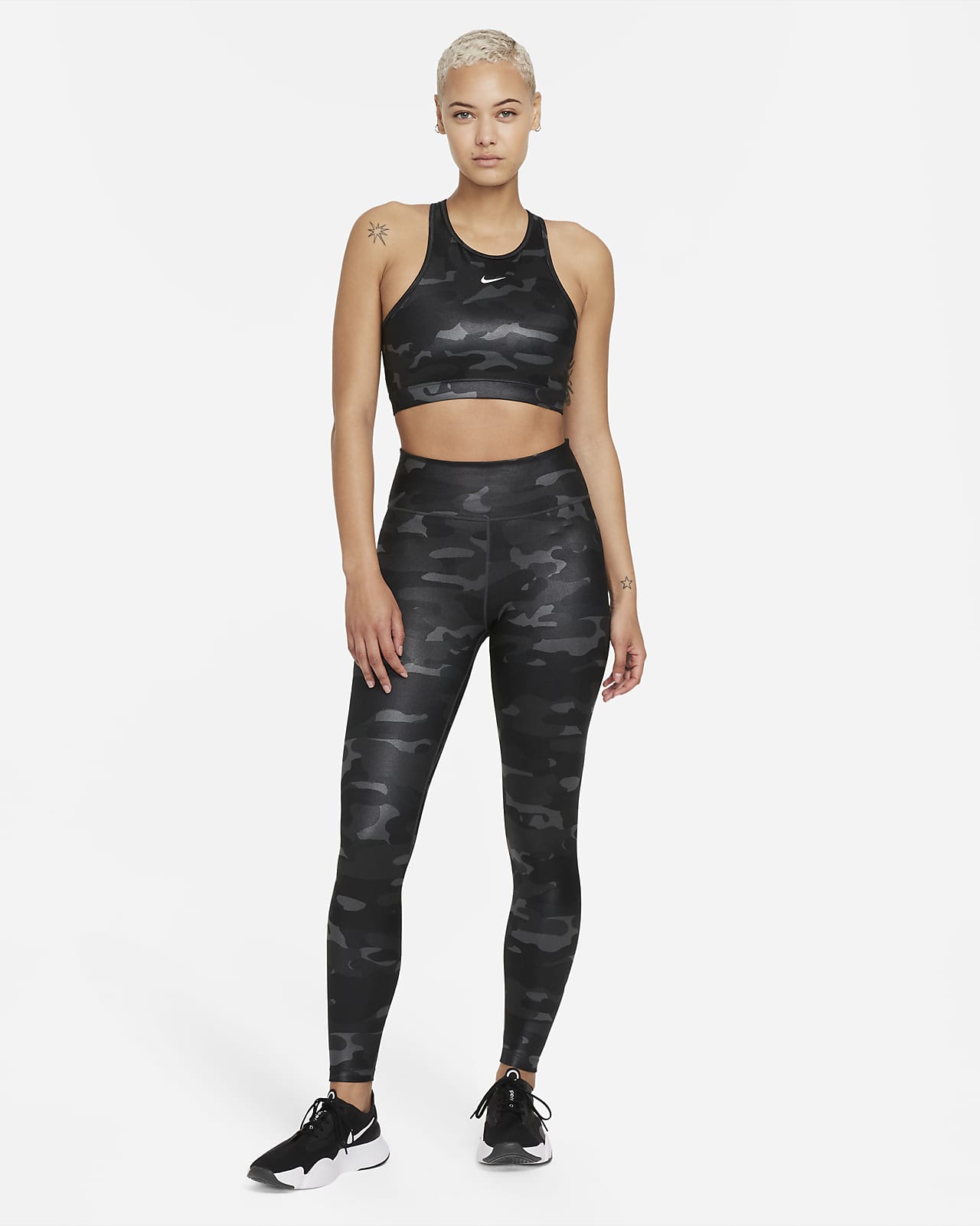 Leggings camo a vita media Nike Dri-FIT One - Donna. Nike IT