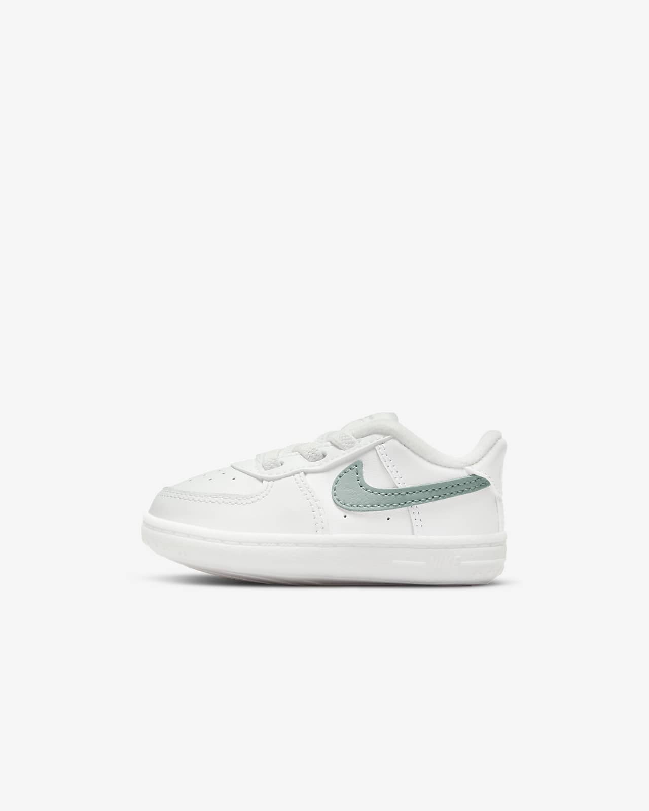 nike force 1 crib white