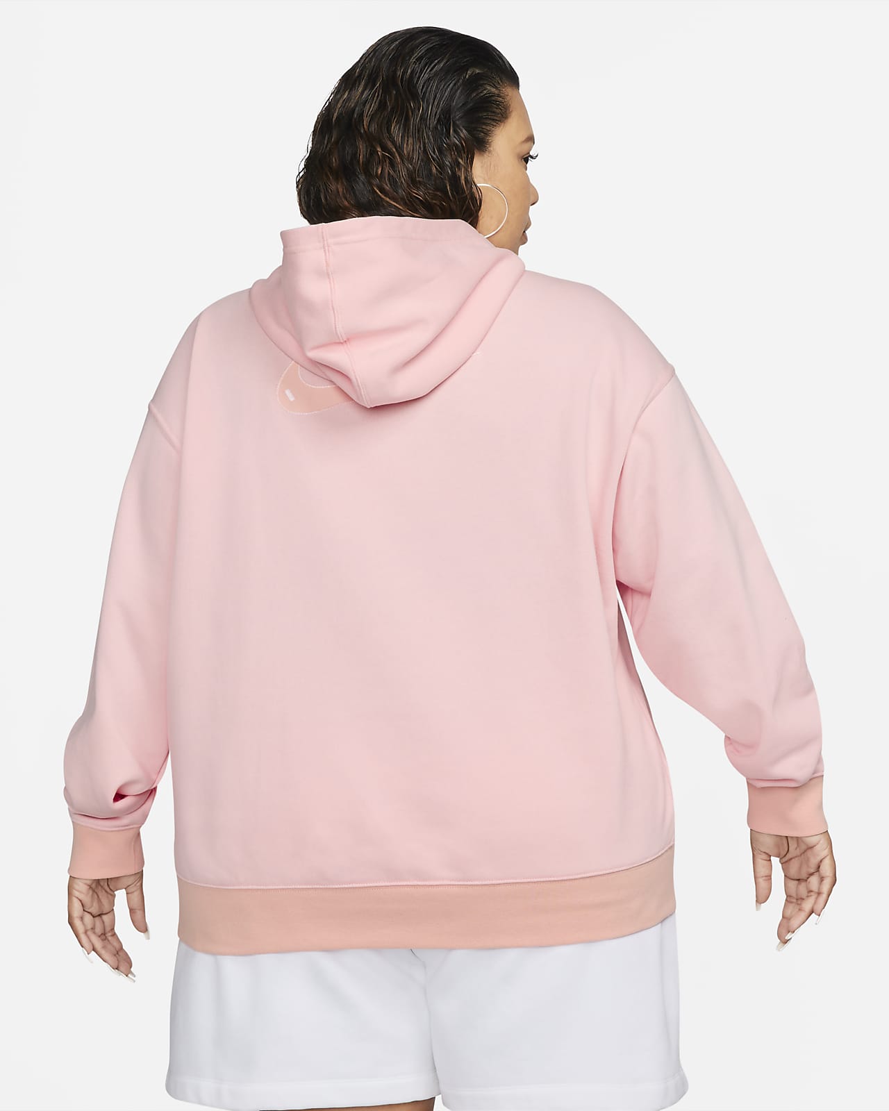 Felpa con cappuccio Nike Sportswear Swoosh (Plus size) - Donna. Nike IT