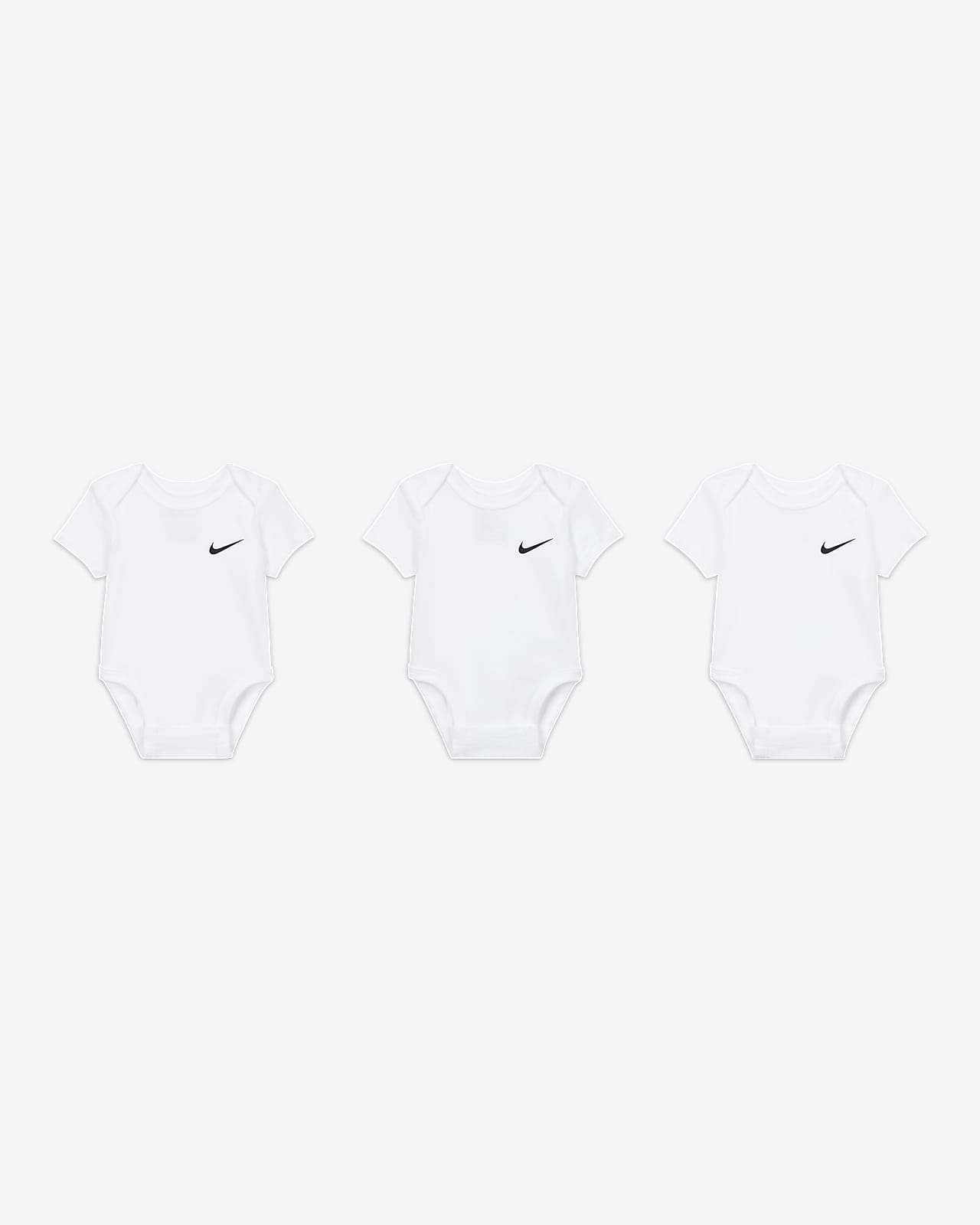 Nike Baby (0-9M) Bodysuit (3-Pack). Nike.com